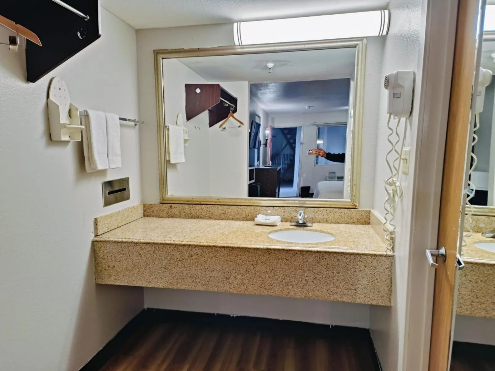 Bathroom in Travelers inn by OYO Wichita Falls