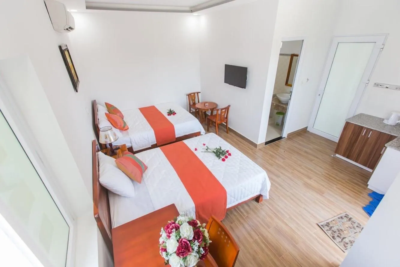 Bed in Blue Moon Hotel Mui Ne