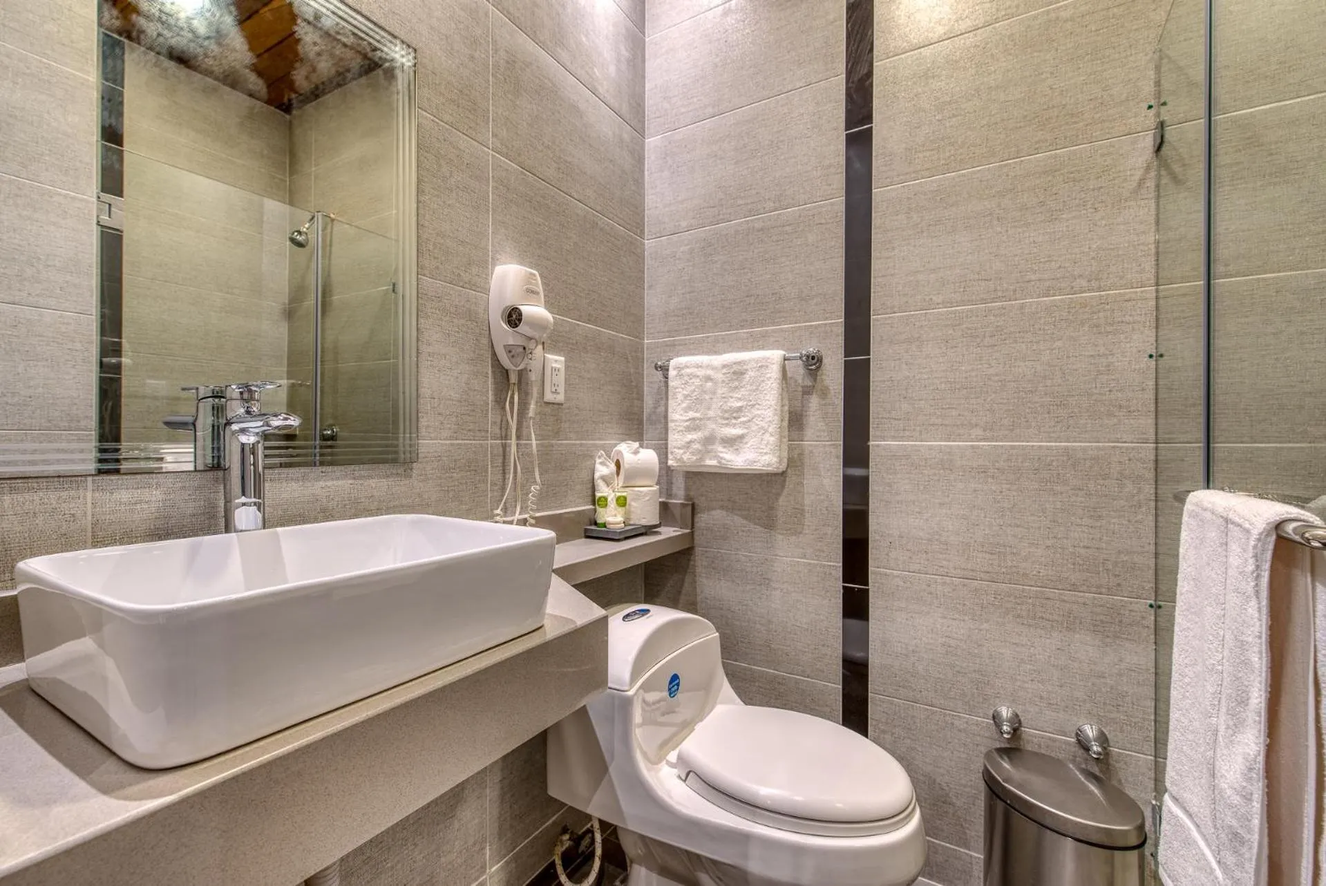 Toilet in Swans Cay Hotel