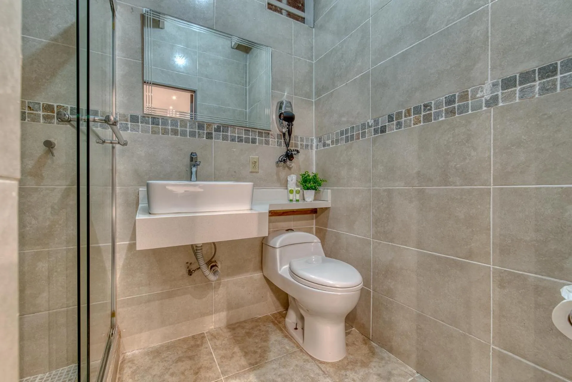 Toilet in Swans Cay Hotel