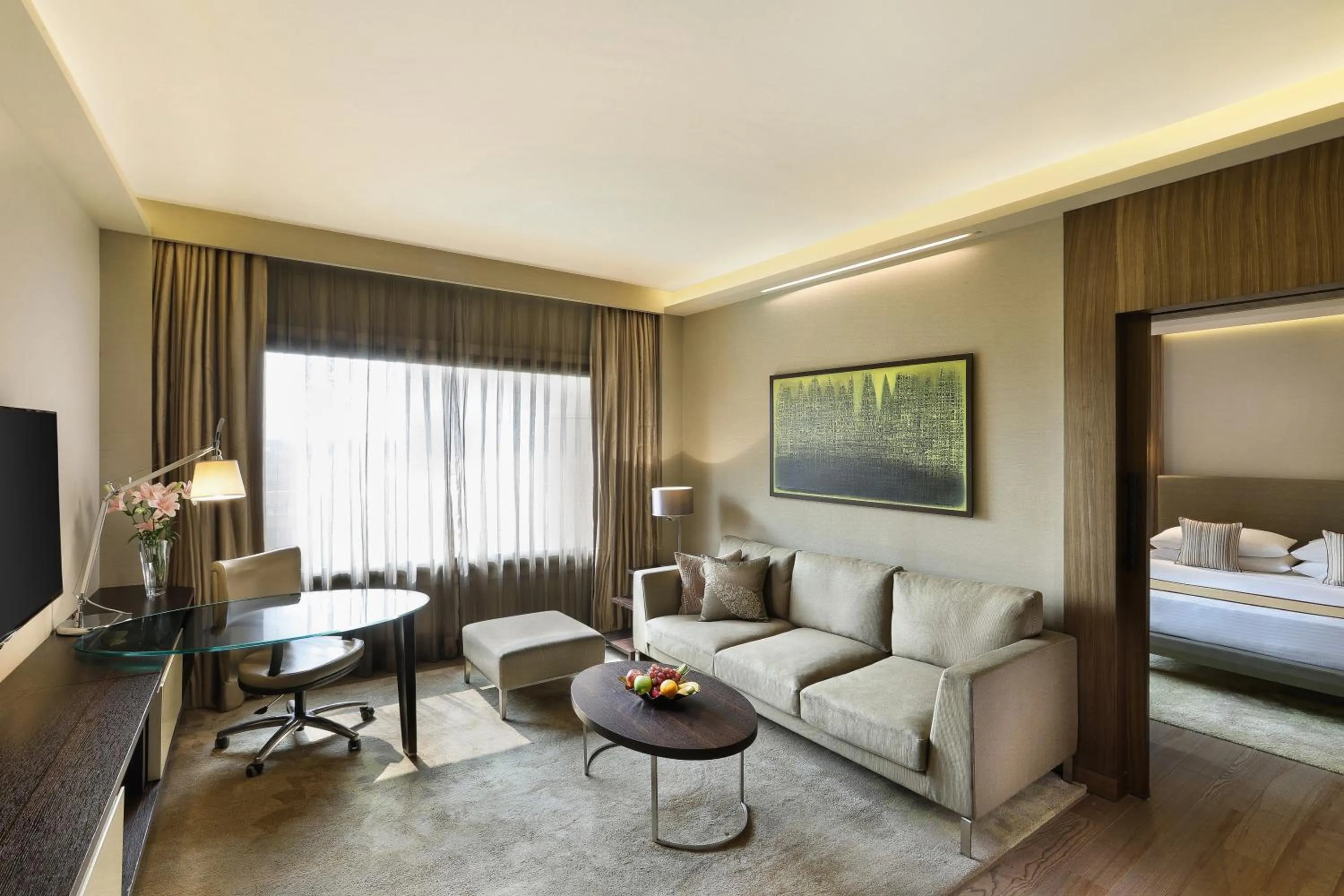 TV and multimedia, Bed in Hyatt Regency Delhi