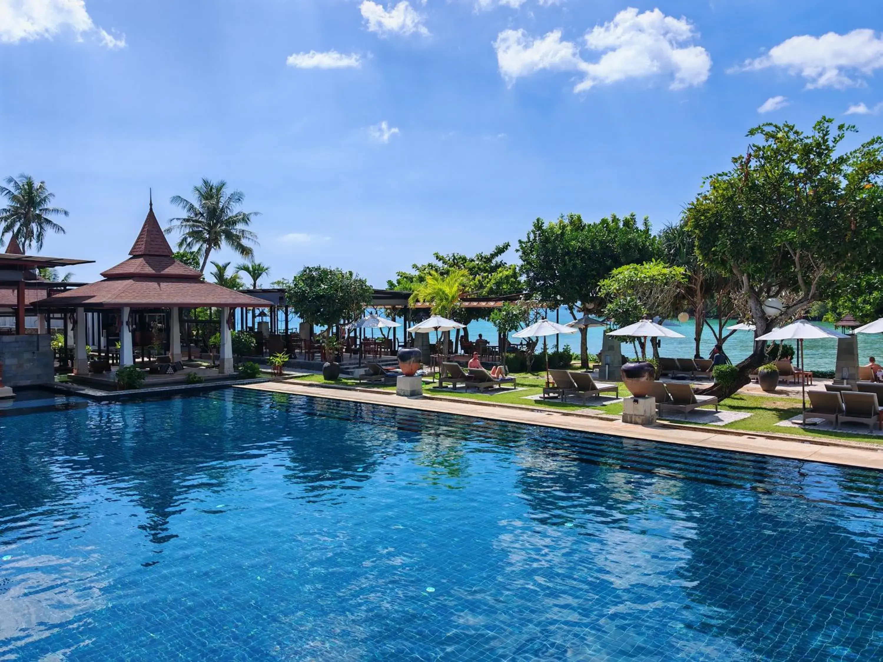 Pool view in Nakamanda Resort and Spa Pool view in Nakamanda Resort and Spa