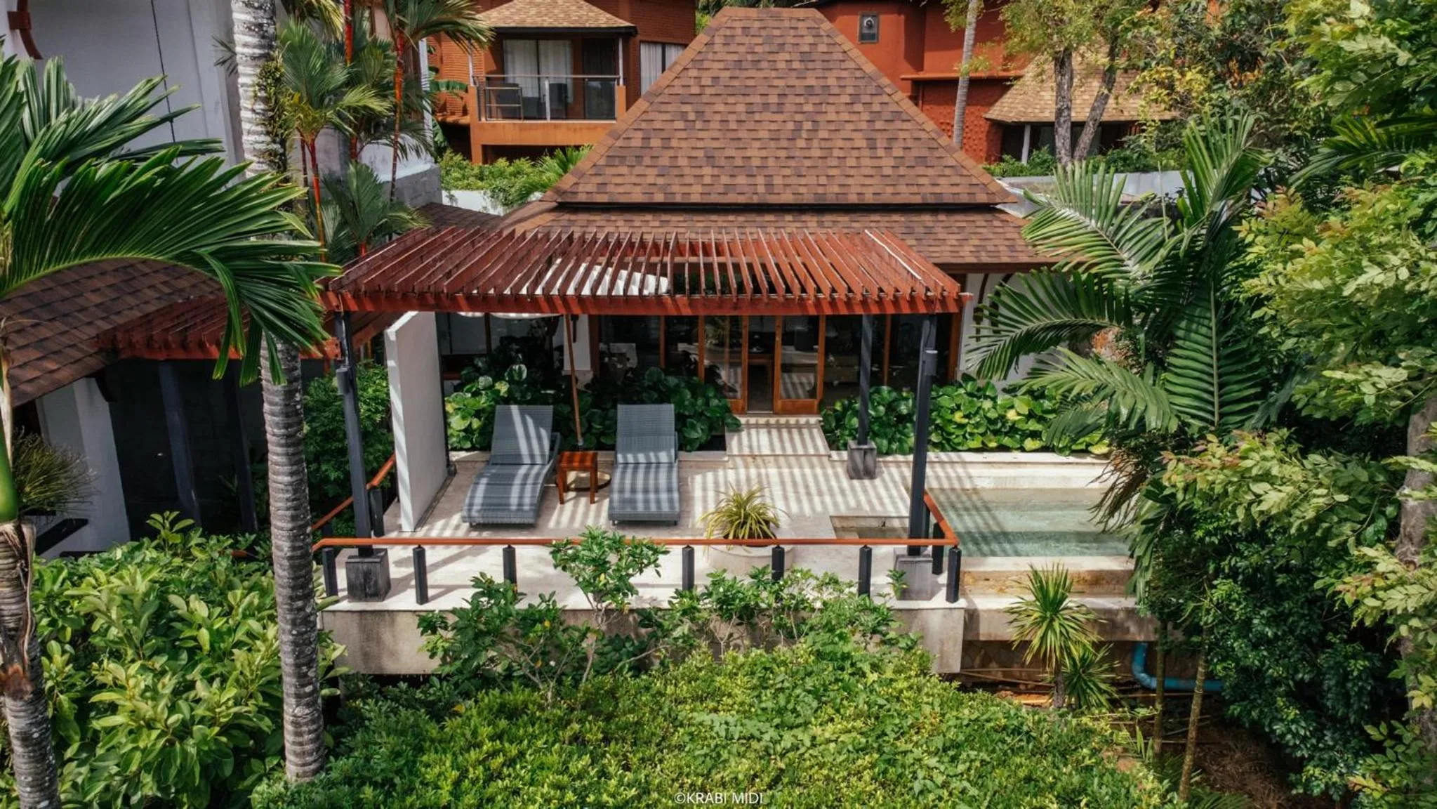 Patio in Nakamanda Resort and Spa