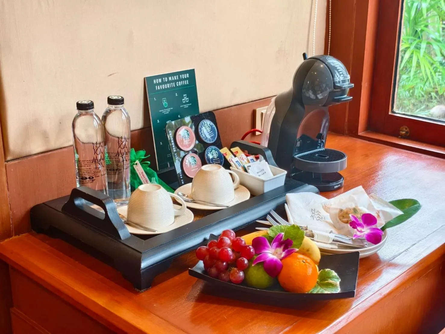 Coffee/tea facilities in Nakamanda Resort and Spa