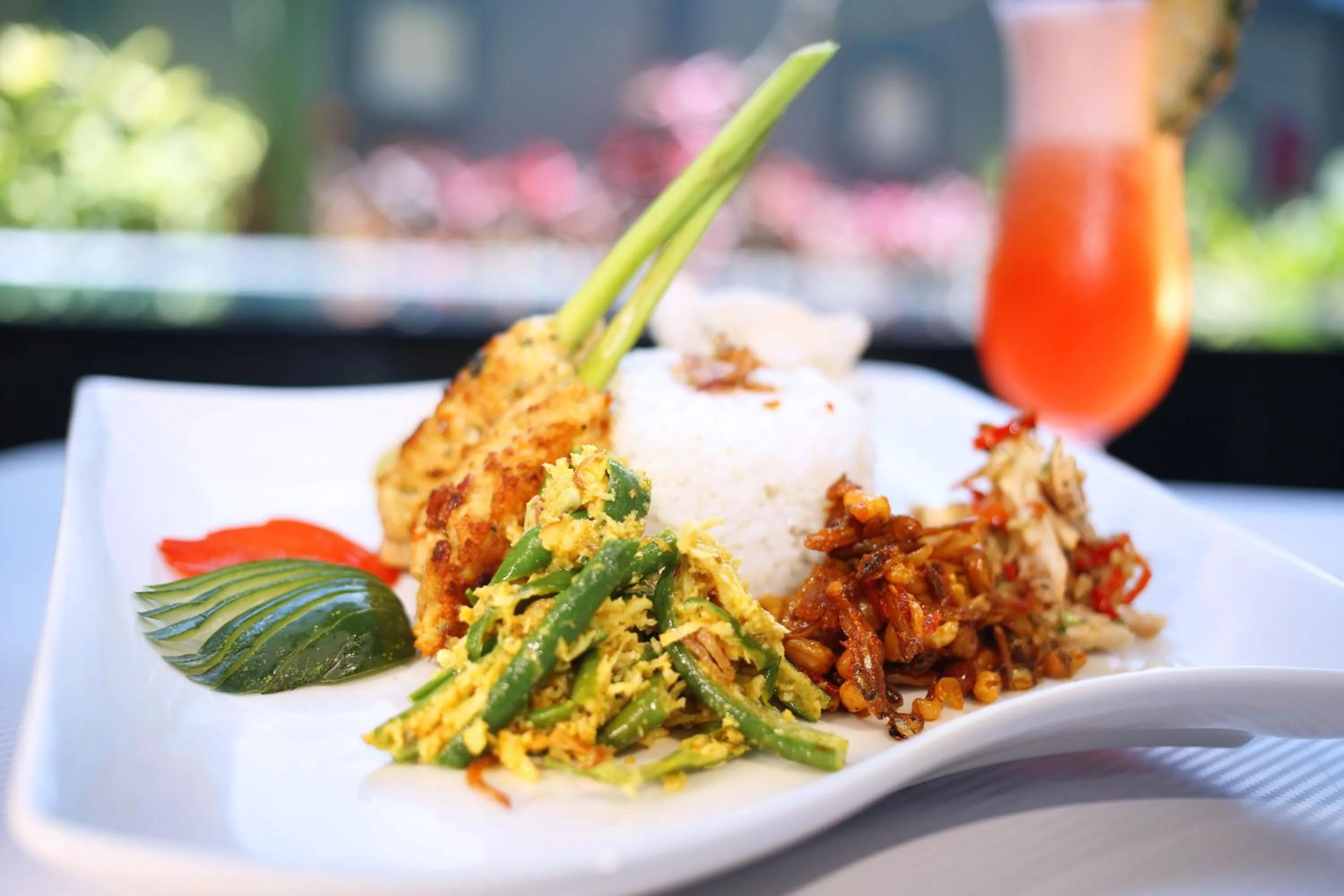 Breakfast in Aston Sunset Beach Resort - Gili Trawangan