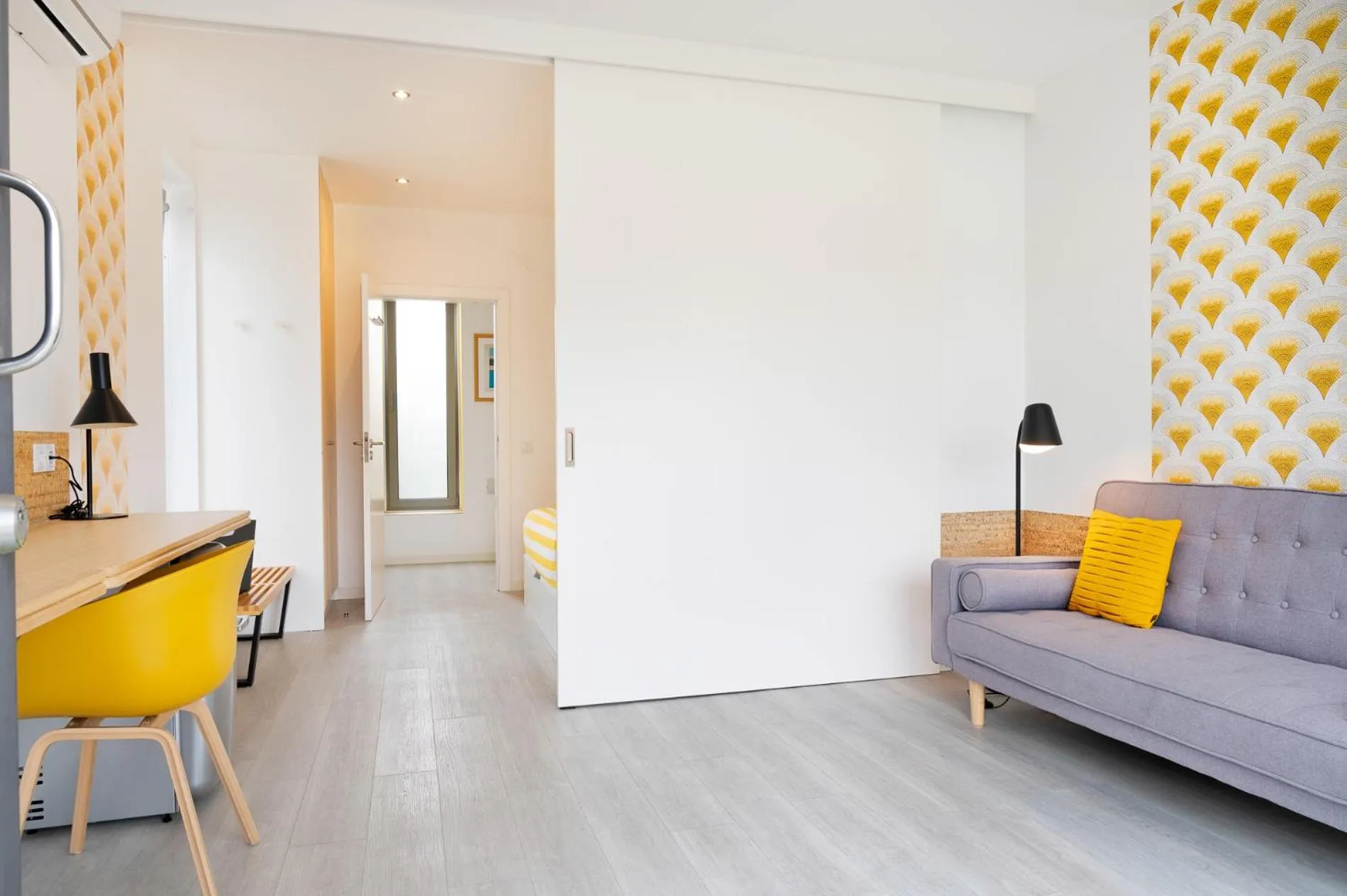 Seating area in Flamboyant Boutique B&B