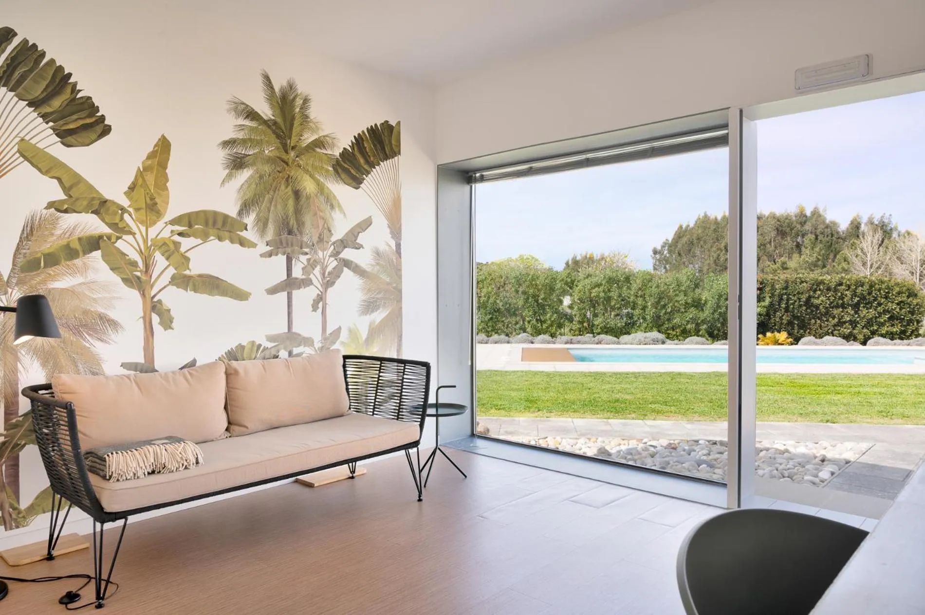 Seating area in Flamboyant Boutique B&B
