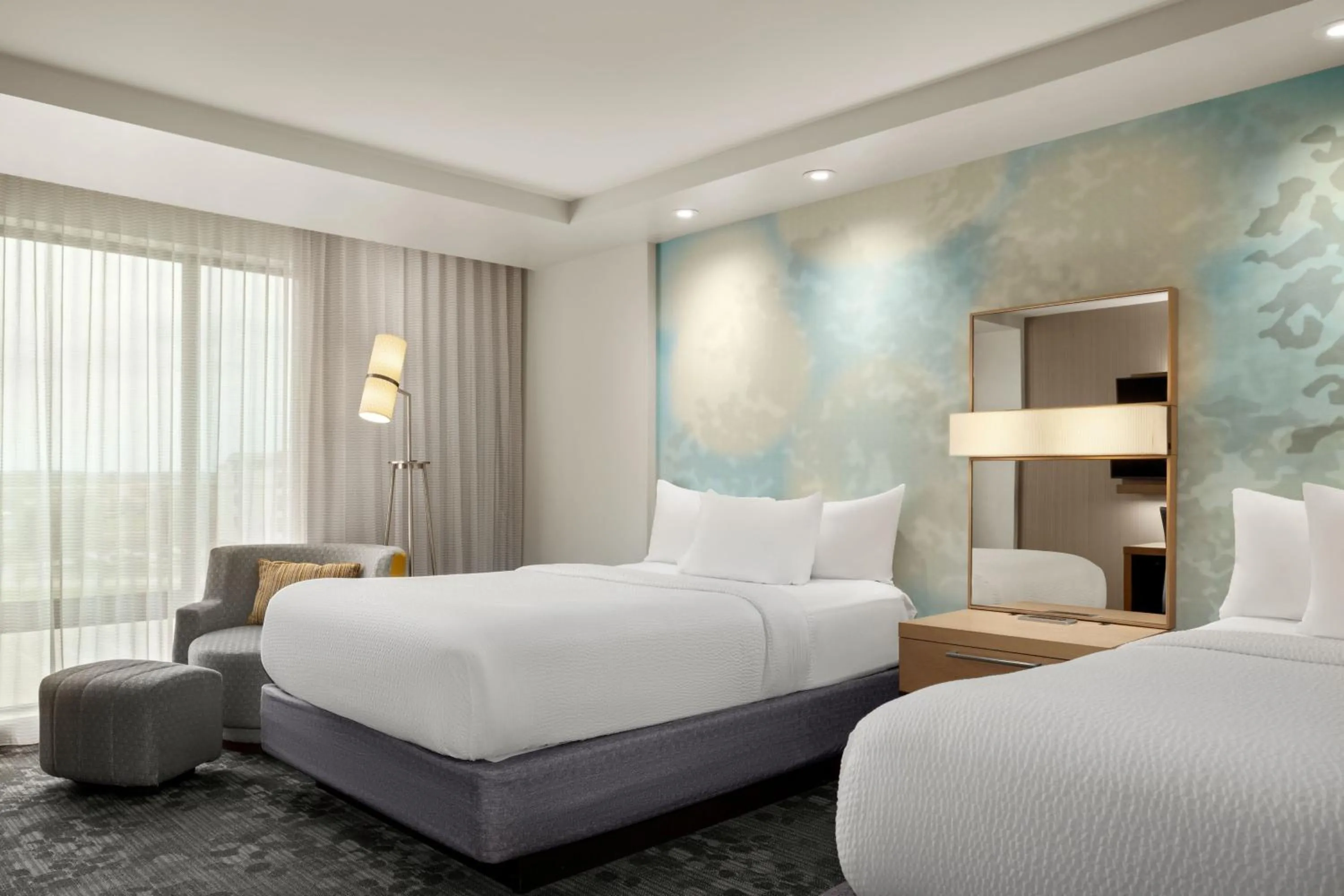 Photo of the whole room, Bed in Courtyard by Marriott Omaha East/Council Bluffs, IA