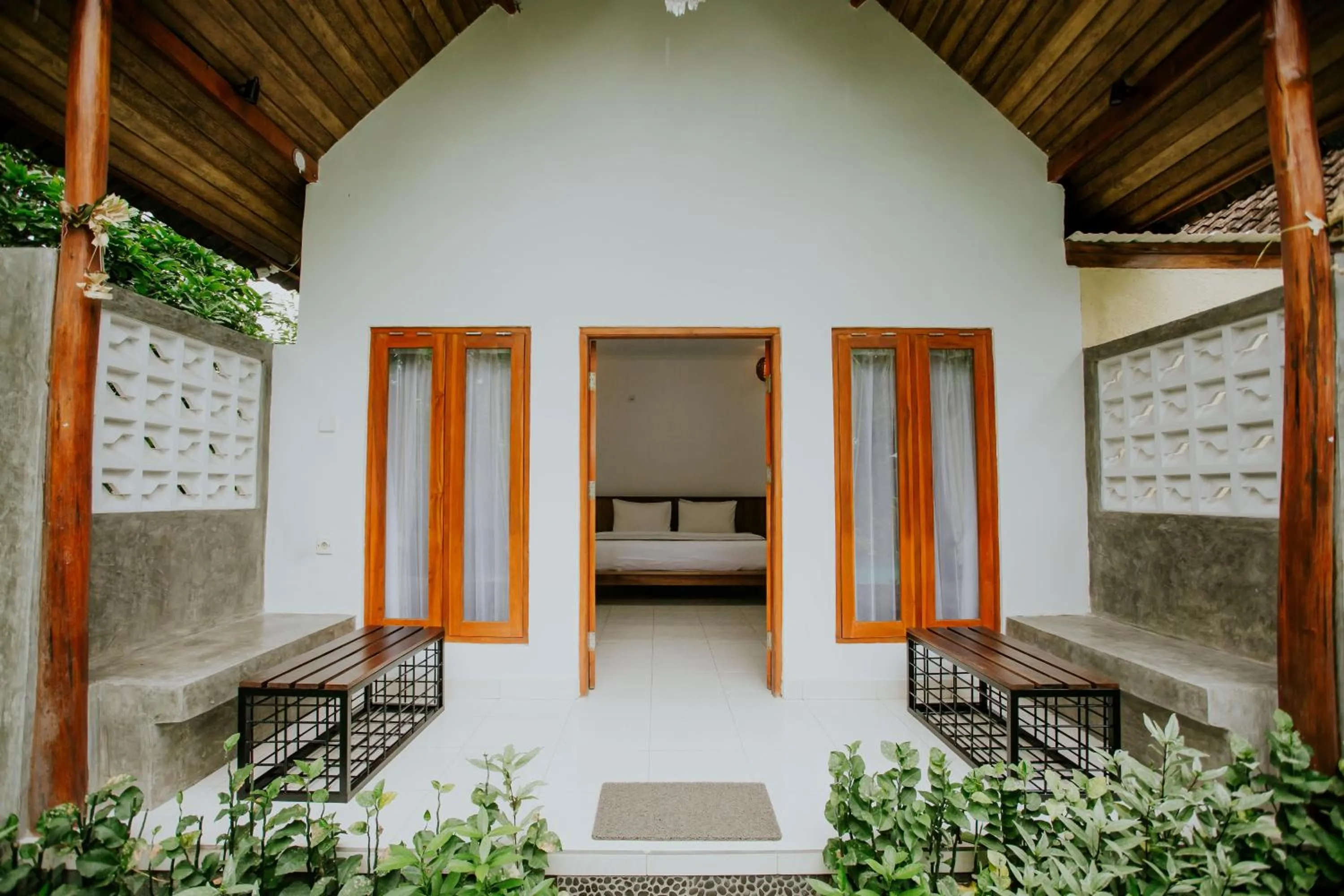 Balcony/Terrace in Nuansa Penida Hostel