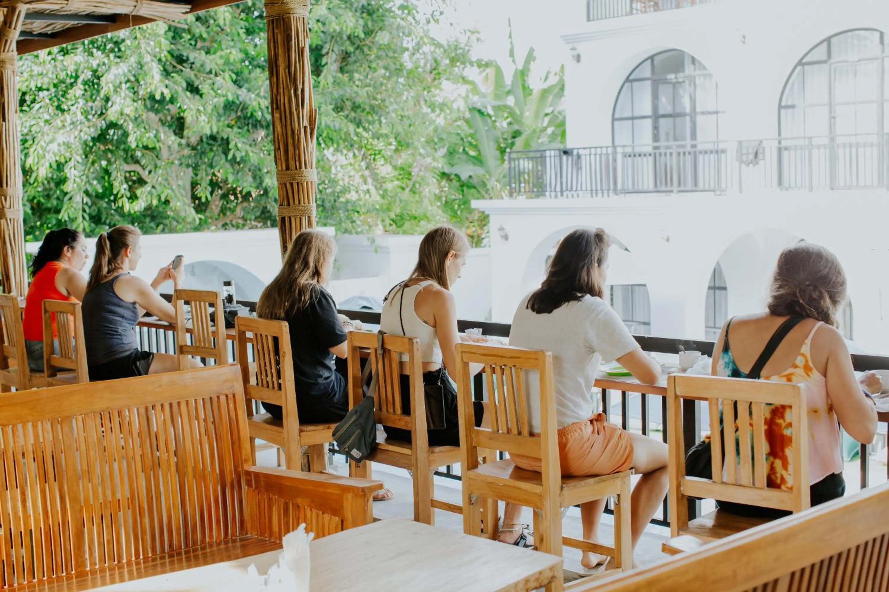 Property building in Nuansa Penida Hostel