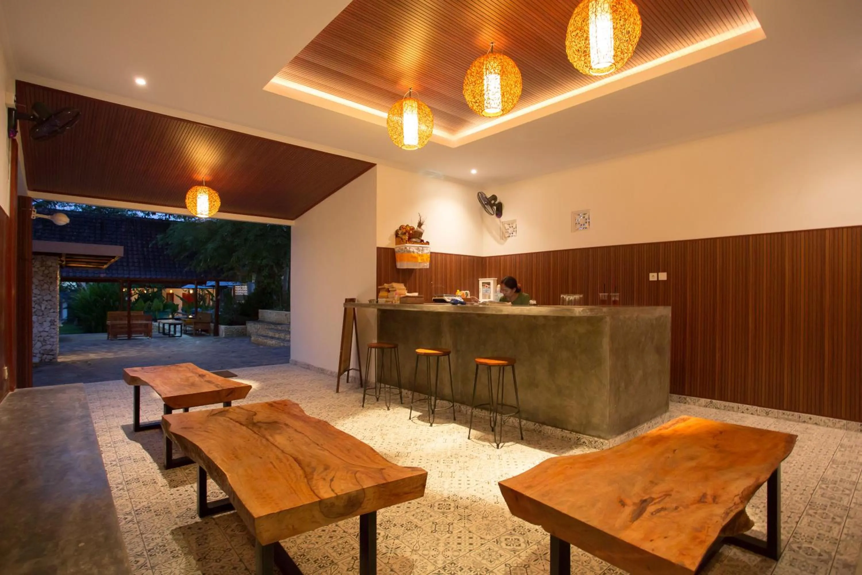 Property building in Nuansa Penida Hostel