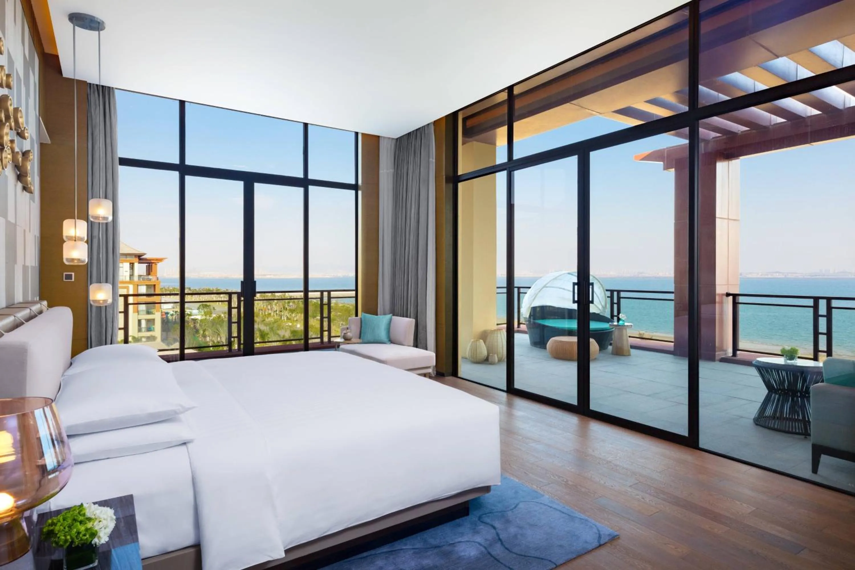 Bedroom, Bed in Xiamen Marriott Hotel & Conference Centre