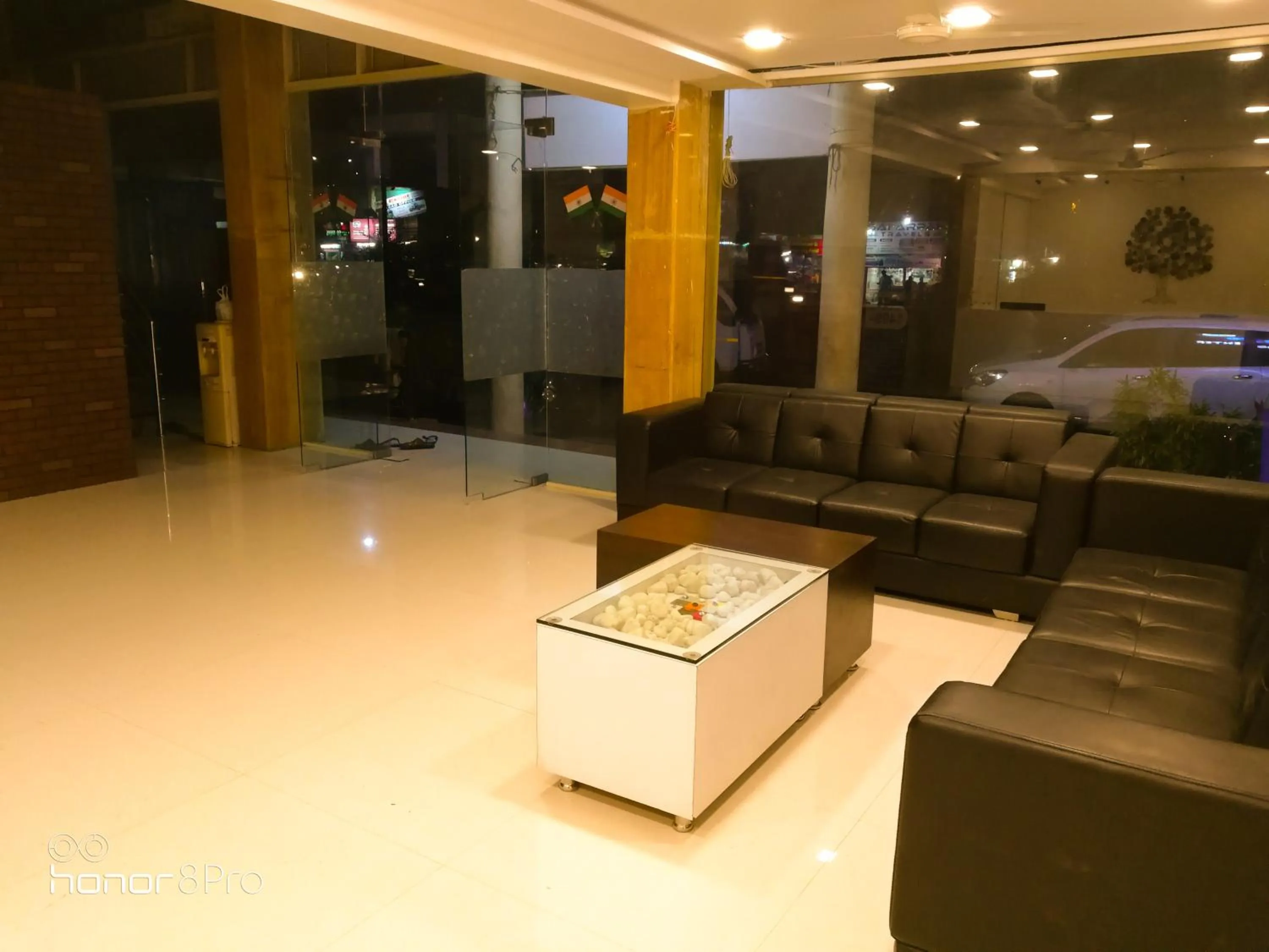 Seating area in Hotel Neem Tree