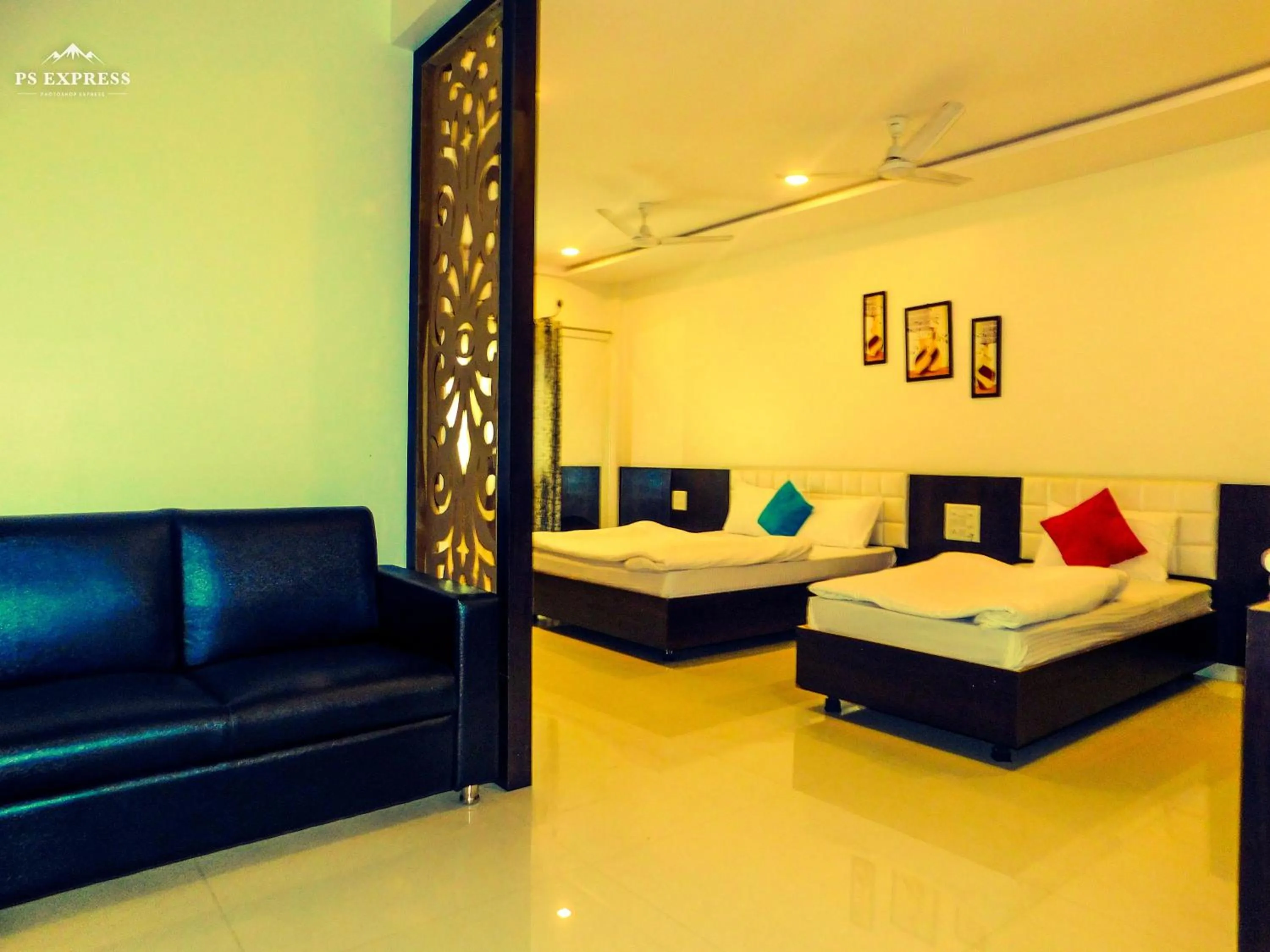 Photo of the whole room, Bed in Hotel Neem Tree