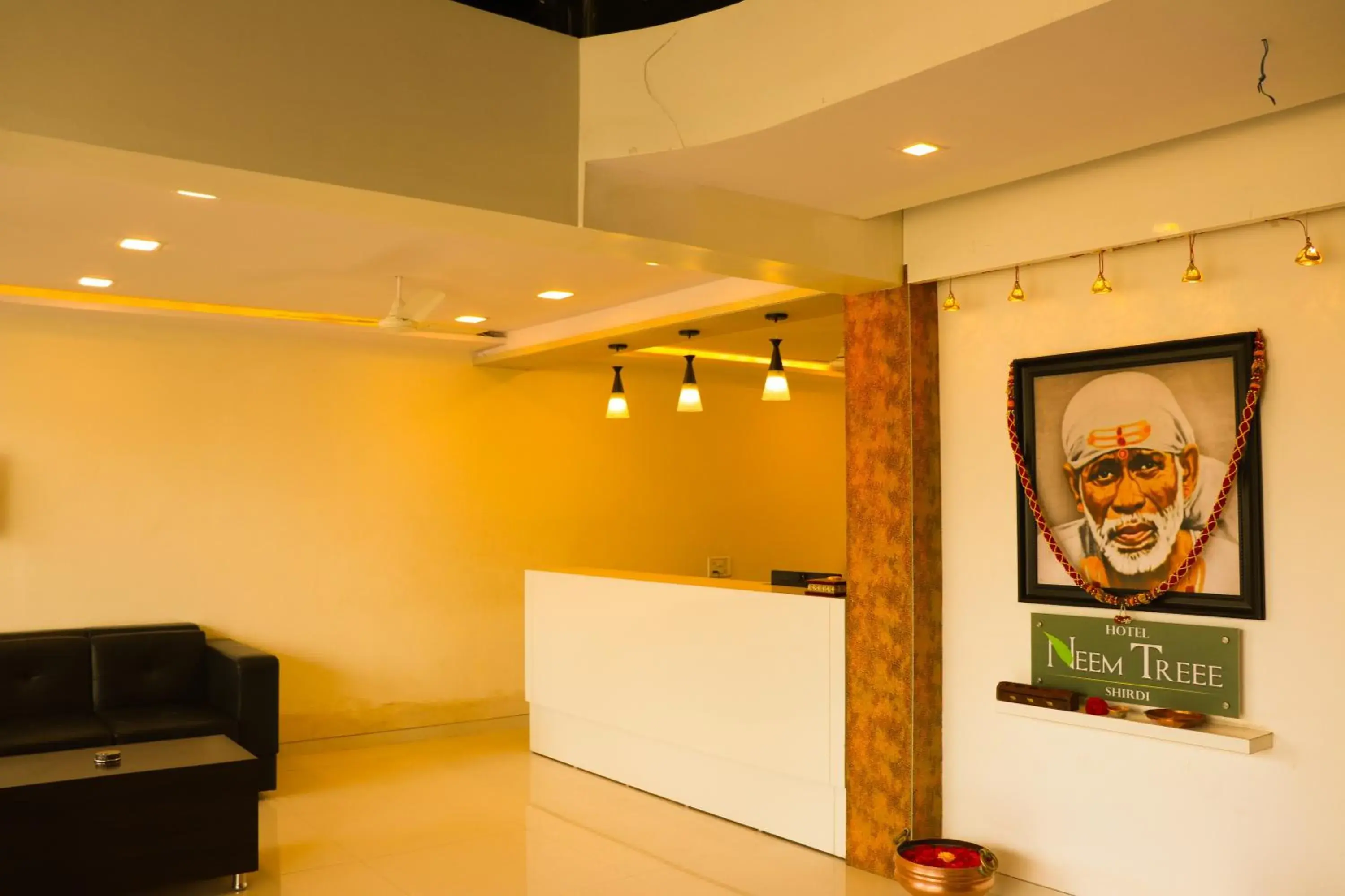 Lobby or reception in Hotel Neem Tree Lobby or reception in Hotel Neem Tree