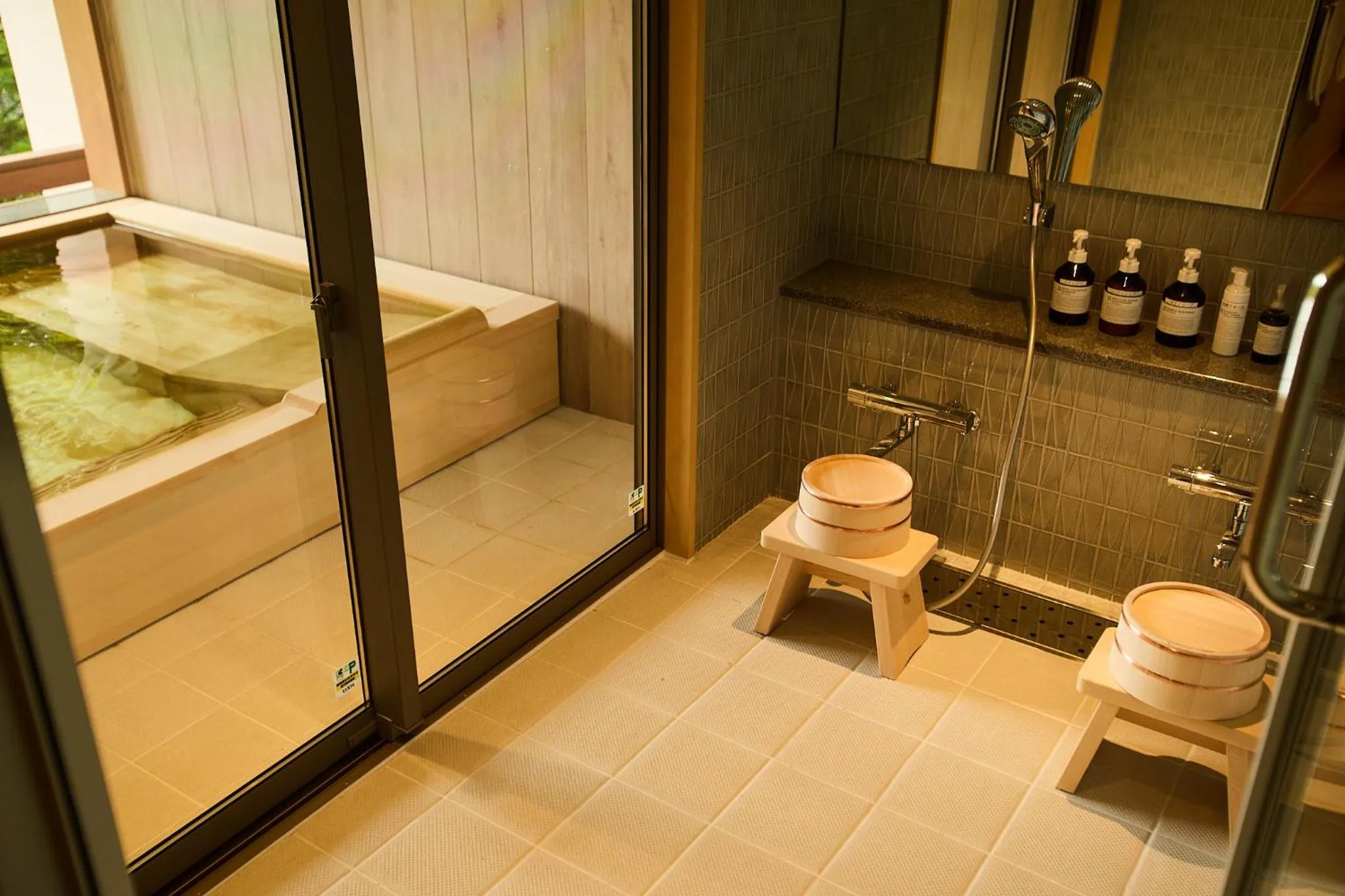 Open Air Bath in Jinya Ryokan