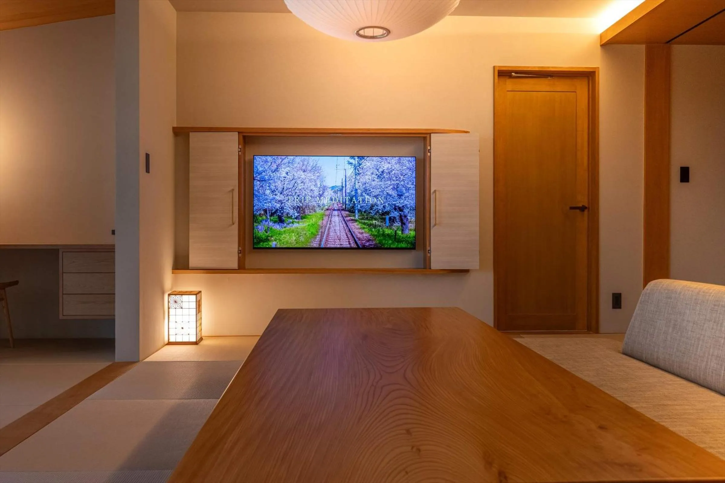 Living room in Jinya Ryokan