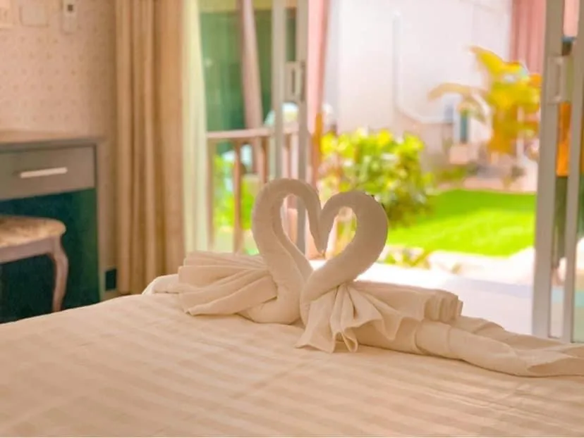 Bed in Dang Sea Beach Resort - SHA