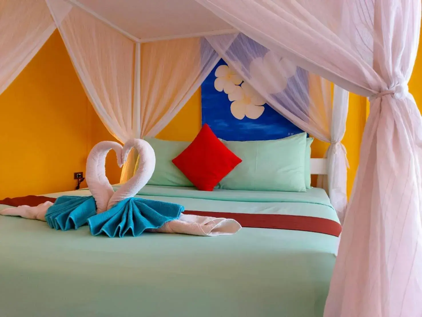 Bed in Lareena Resort Koh Larn Pattaya Bed in Lareena Resort Koh Larn Pattaya