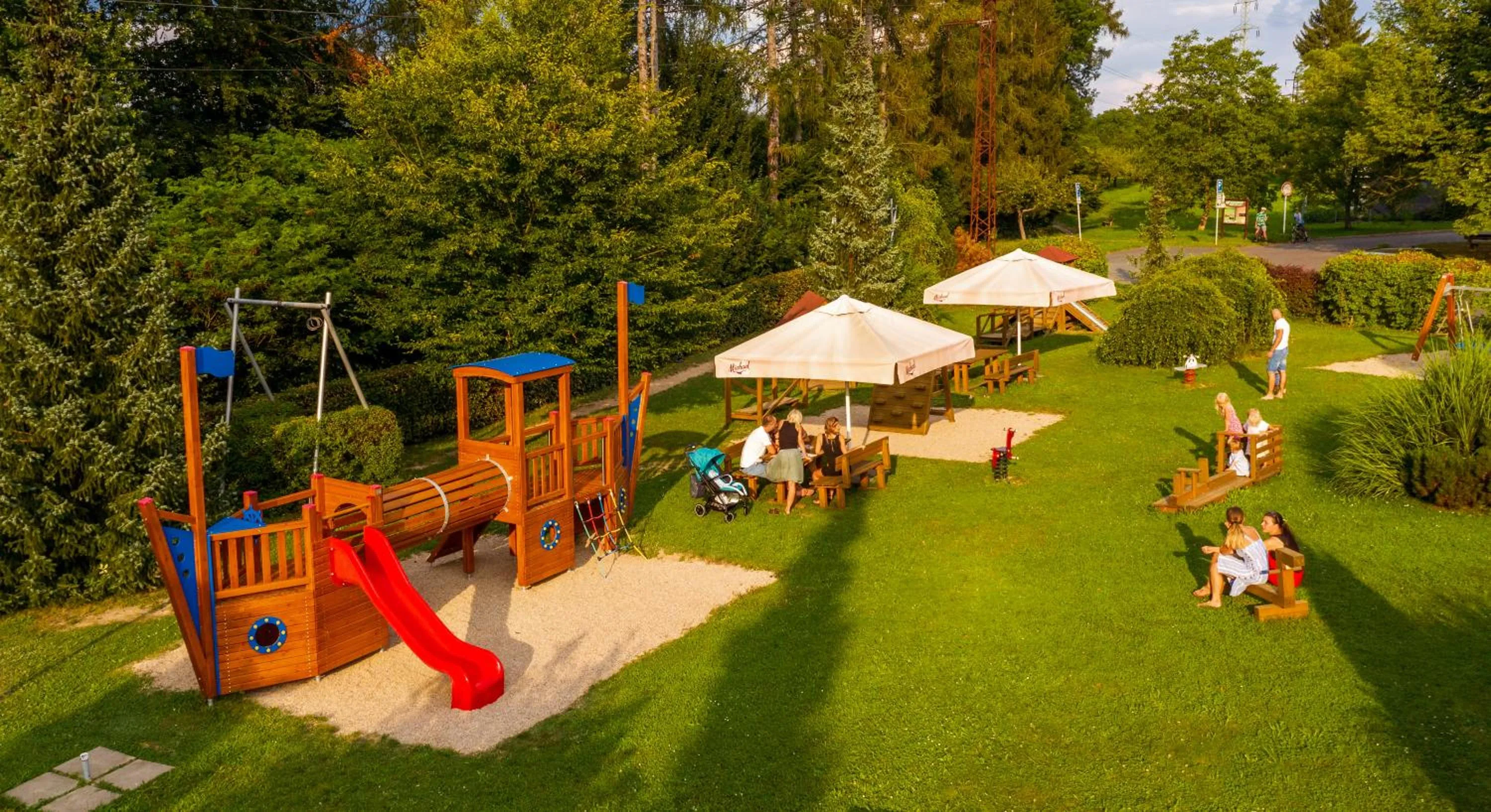 Natural landscape in April hotel Panorama