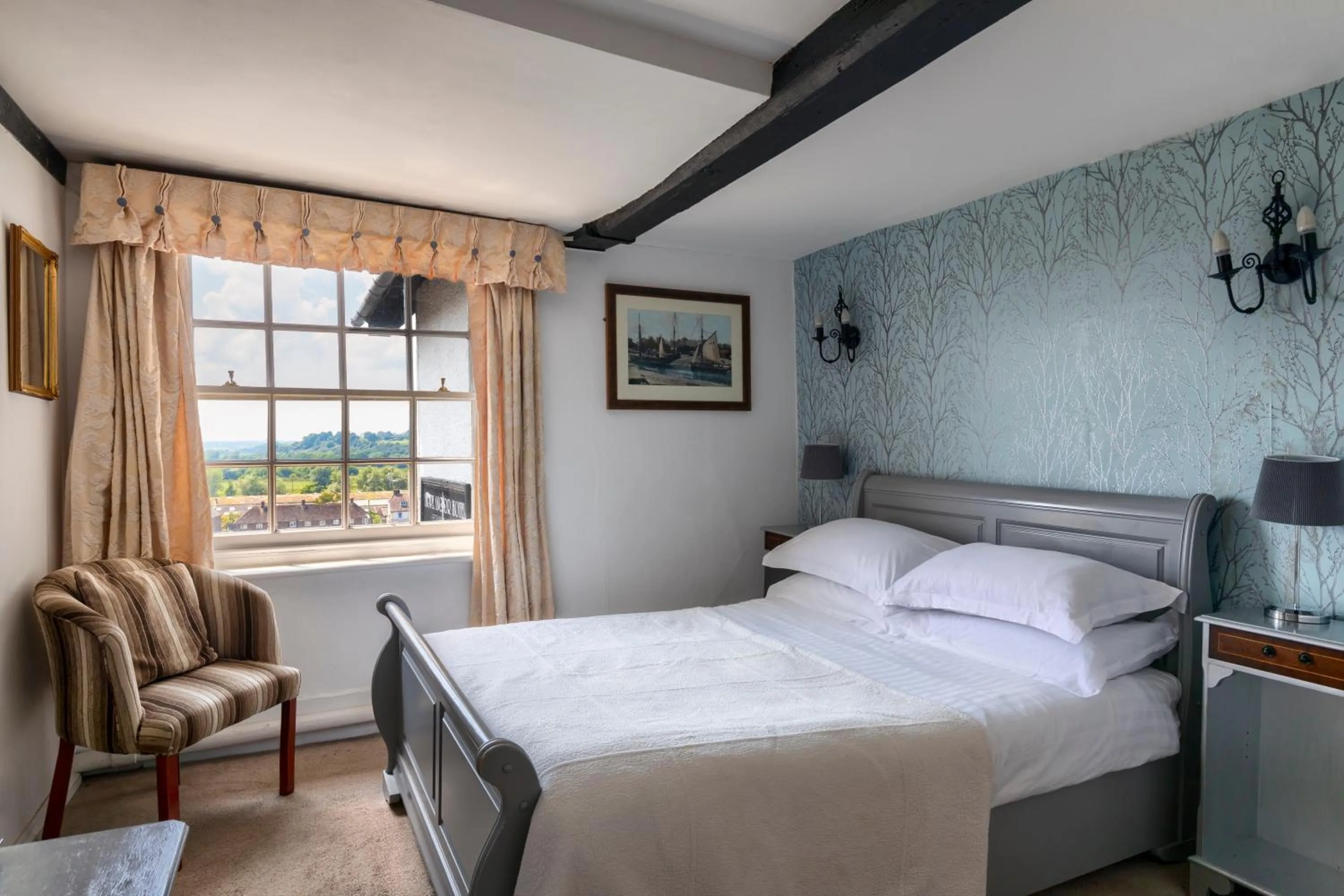 Bedroom, Bed in The Hope Anchor