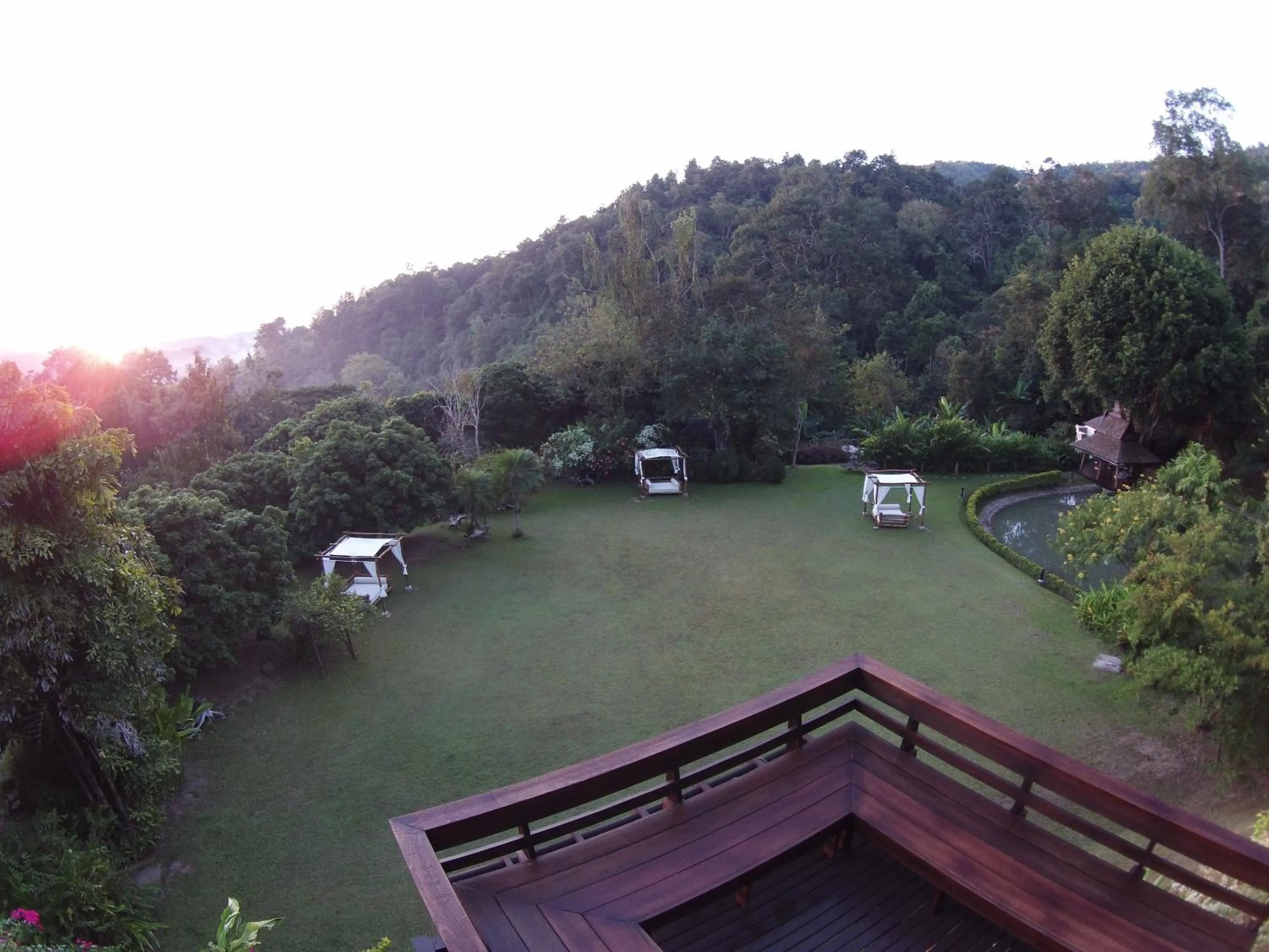 Bird's eye view in Vanilla hill (hill lodge)