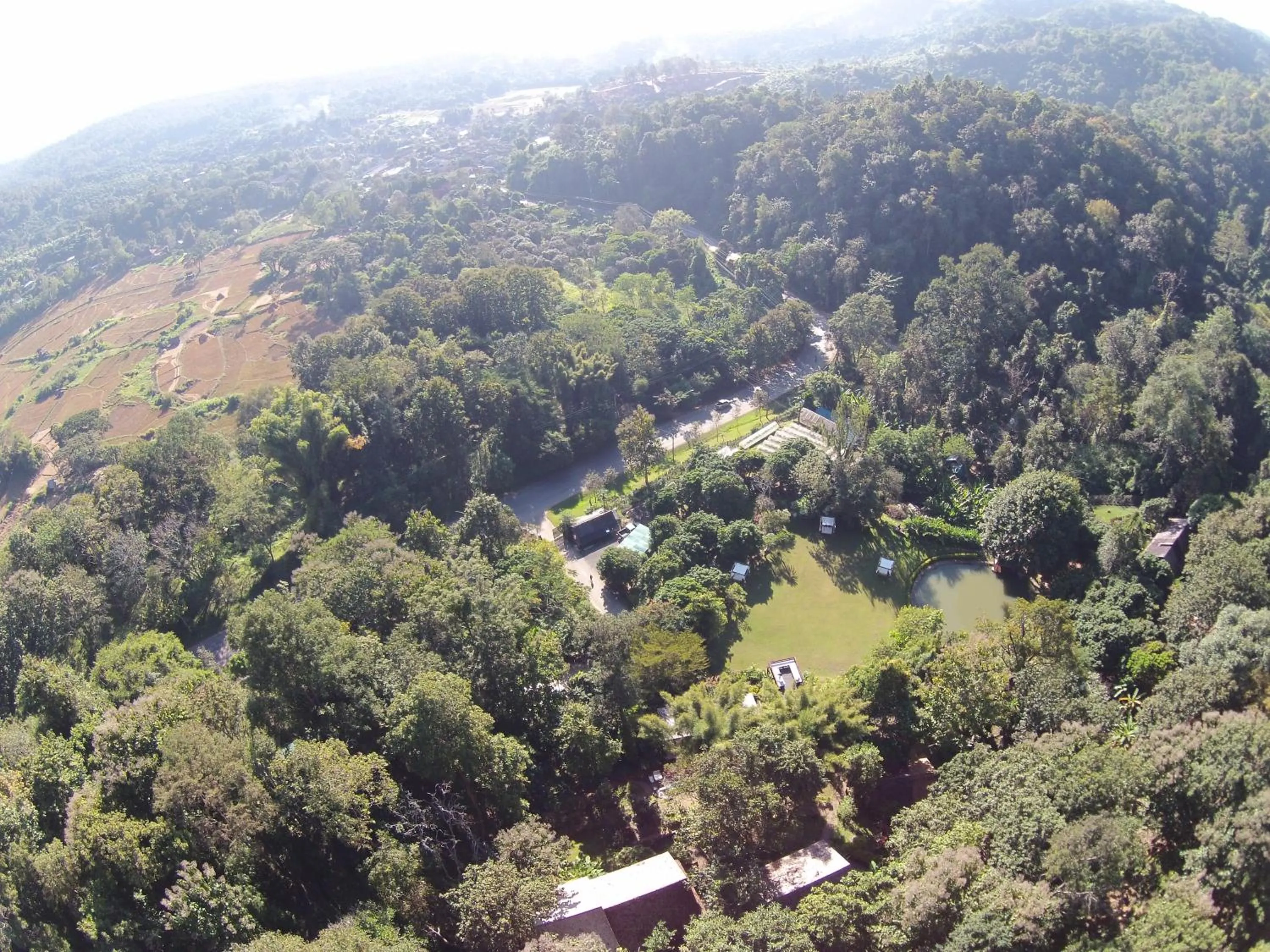 Bird's eye view in Vanilla hill (hill lodge)