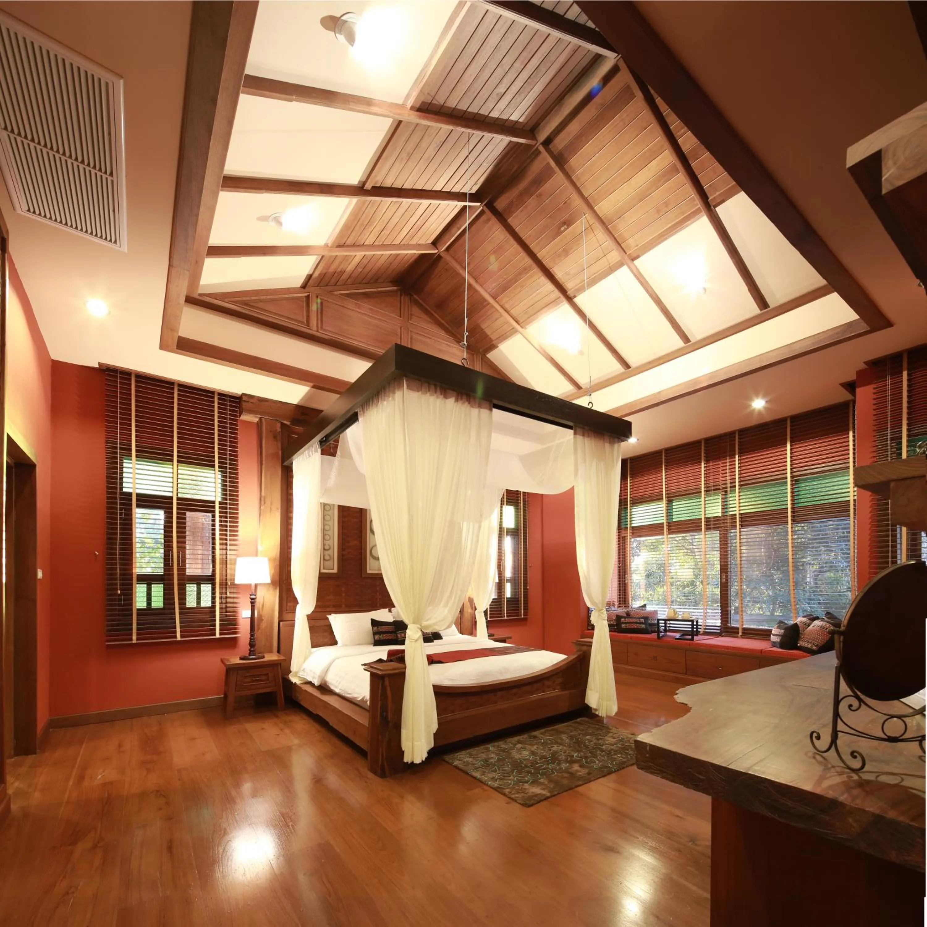 Bedroom, Bed in Vanilla hill (hill lodge)