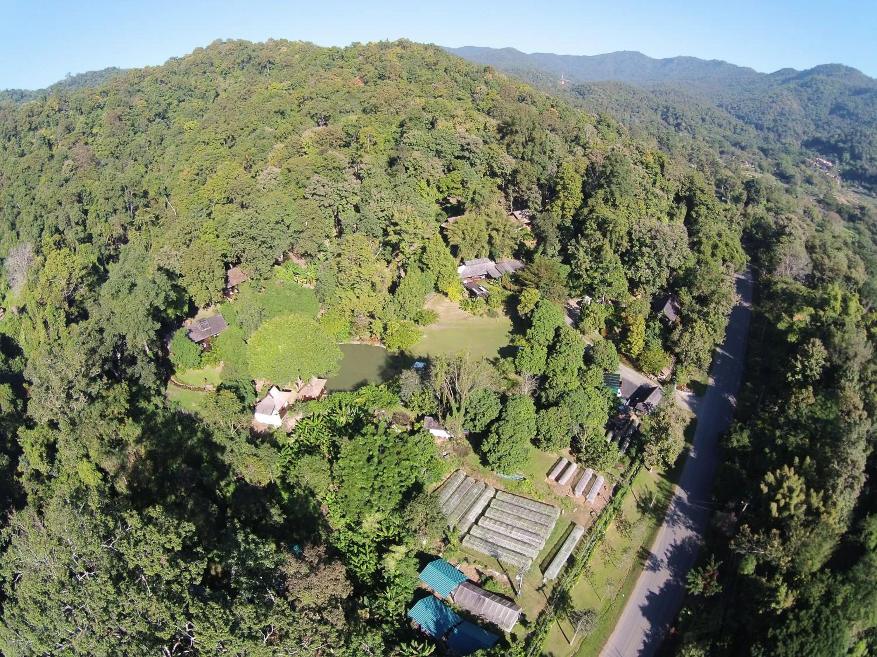 Bird's eye view in Vanilla hill (hill lodge)