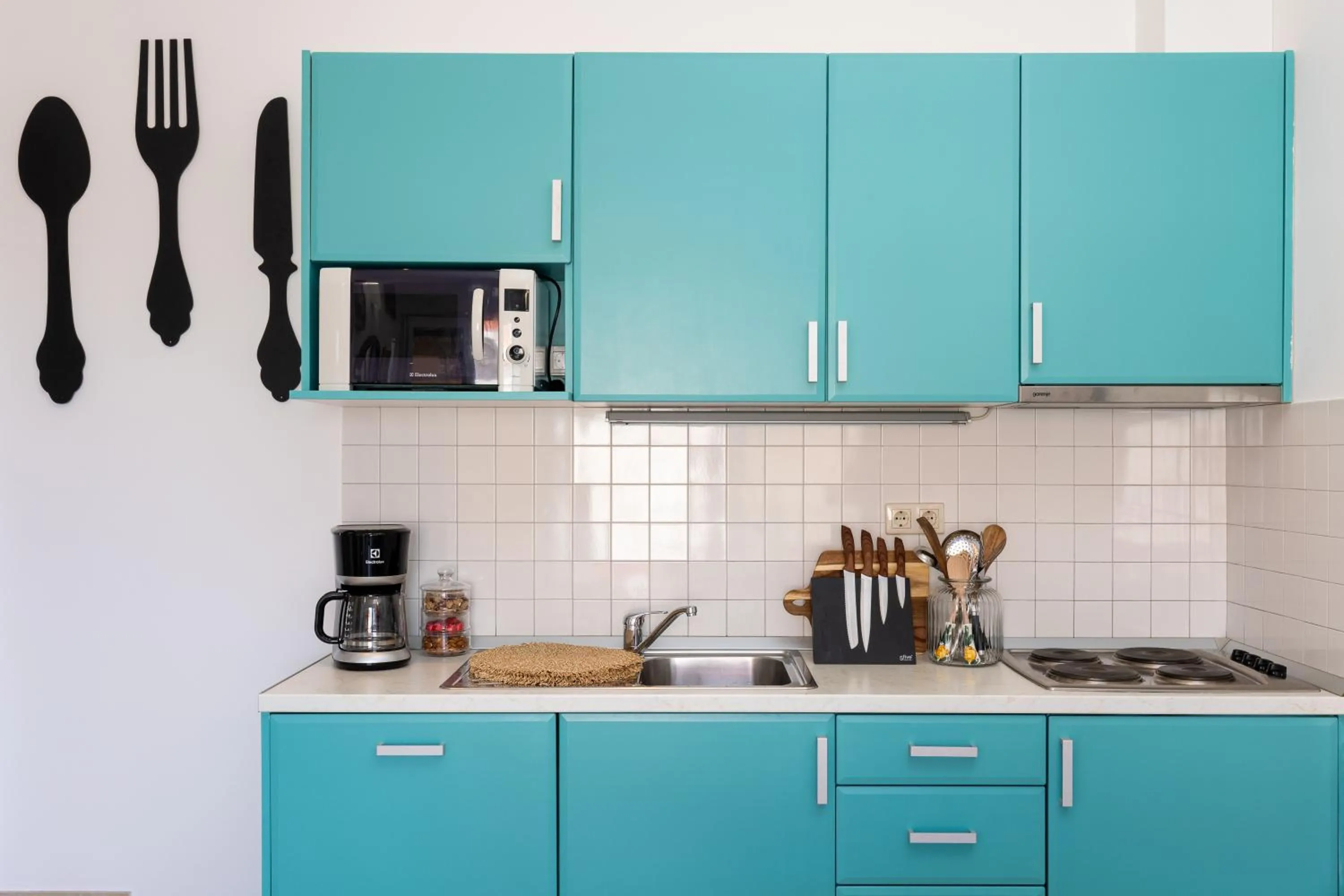 Kitchen or kitchenette in Apartments Subrenum