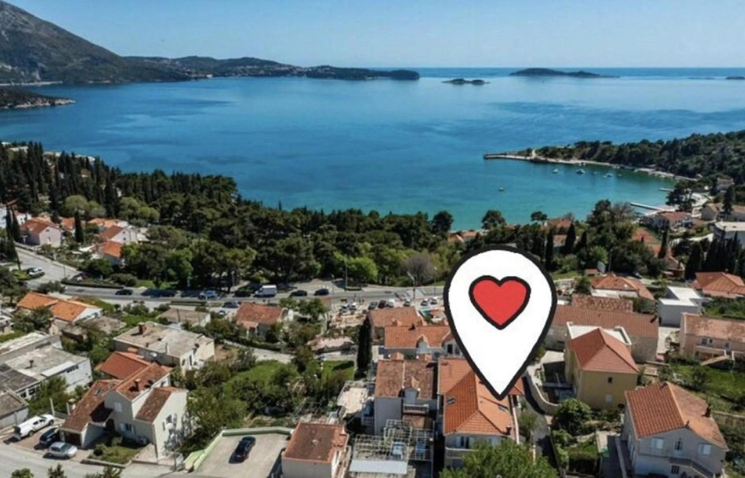 Bird's eye view in Apartments Subrenum