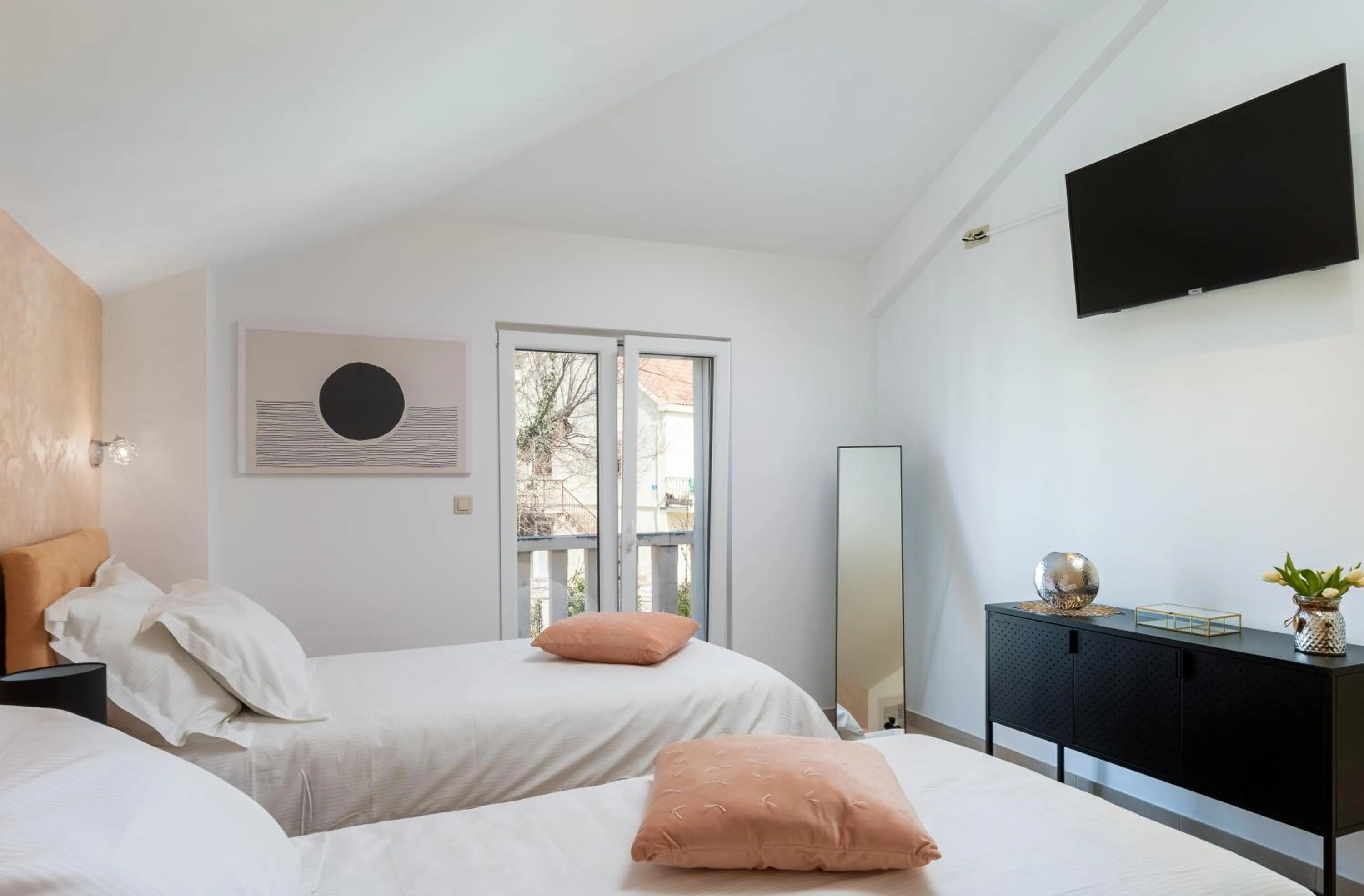 Bedroom, Bed in Apartments Subrenum