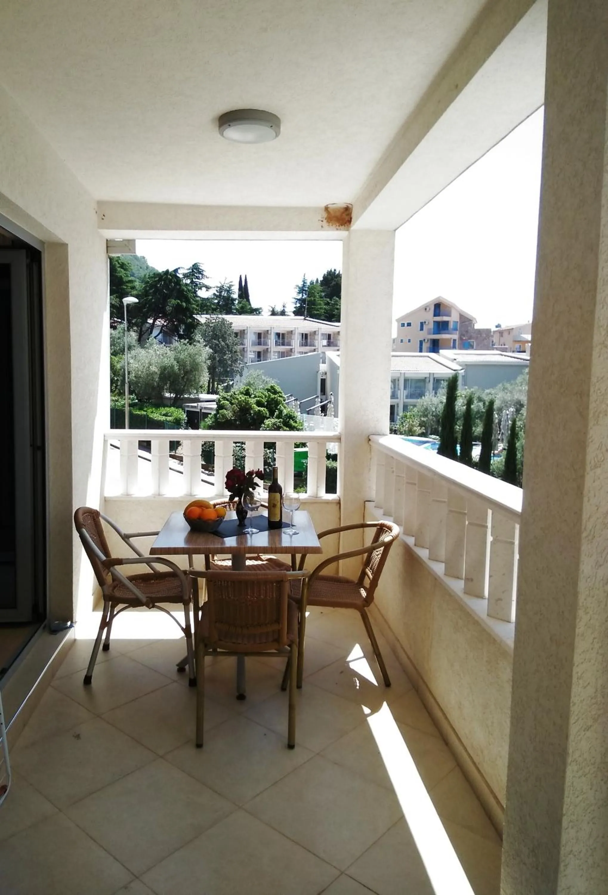 Balcony/Terrace in Vila V Lux Apartments