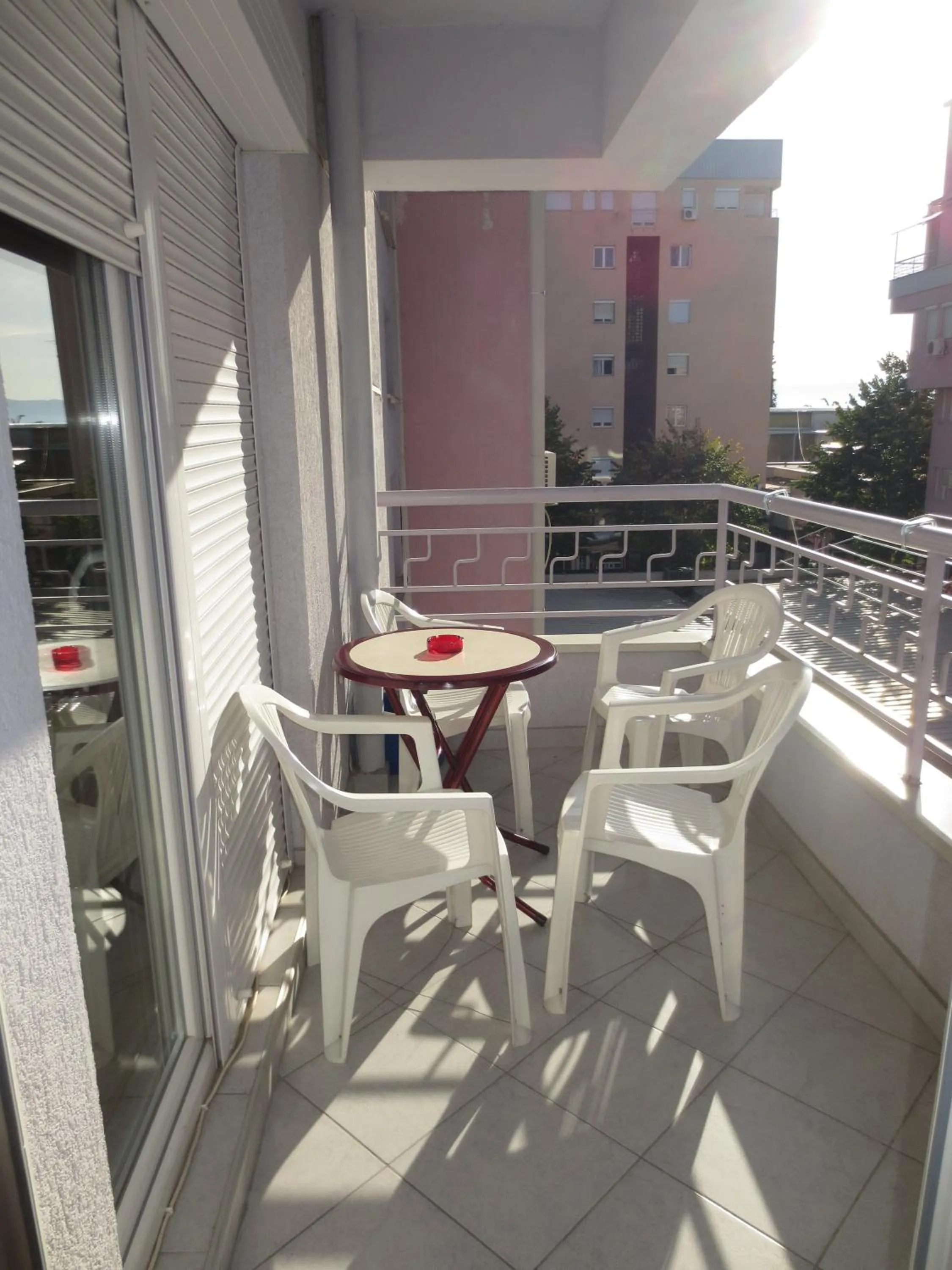 Balcony/Terrace in Apartments Jovan city center with free parking