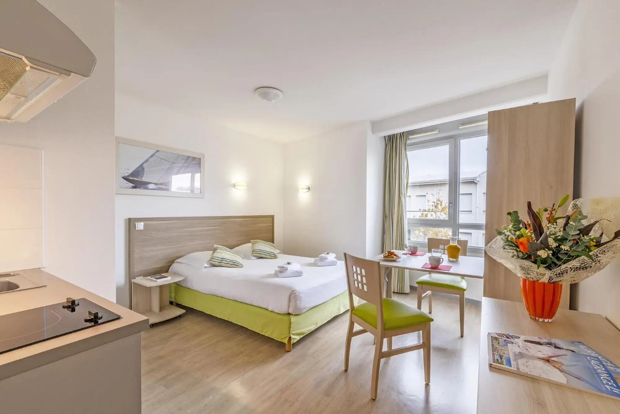 Photo of the whole room, Bed in Lagrange Apart'Hotel l’Escale Marine Photo of the whole room, Bed in Lagrange Apart'Hotel l’Escale Marine