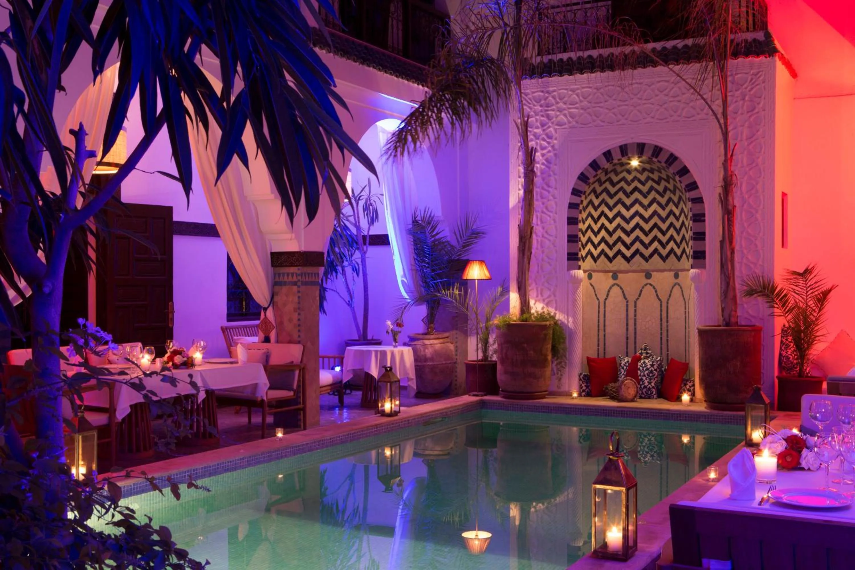 Patio in Riad Dar Alfarah