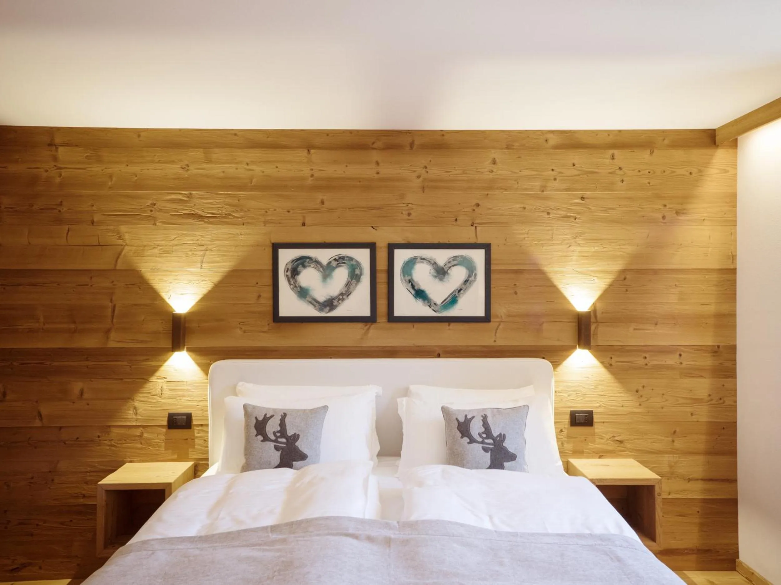 Bed in FIORI Dolomites Experience Hotel