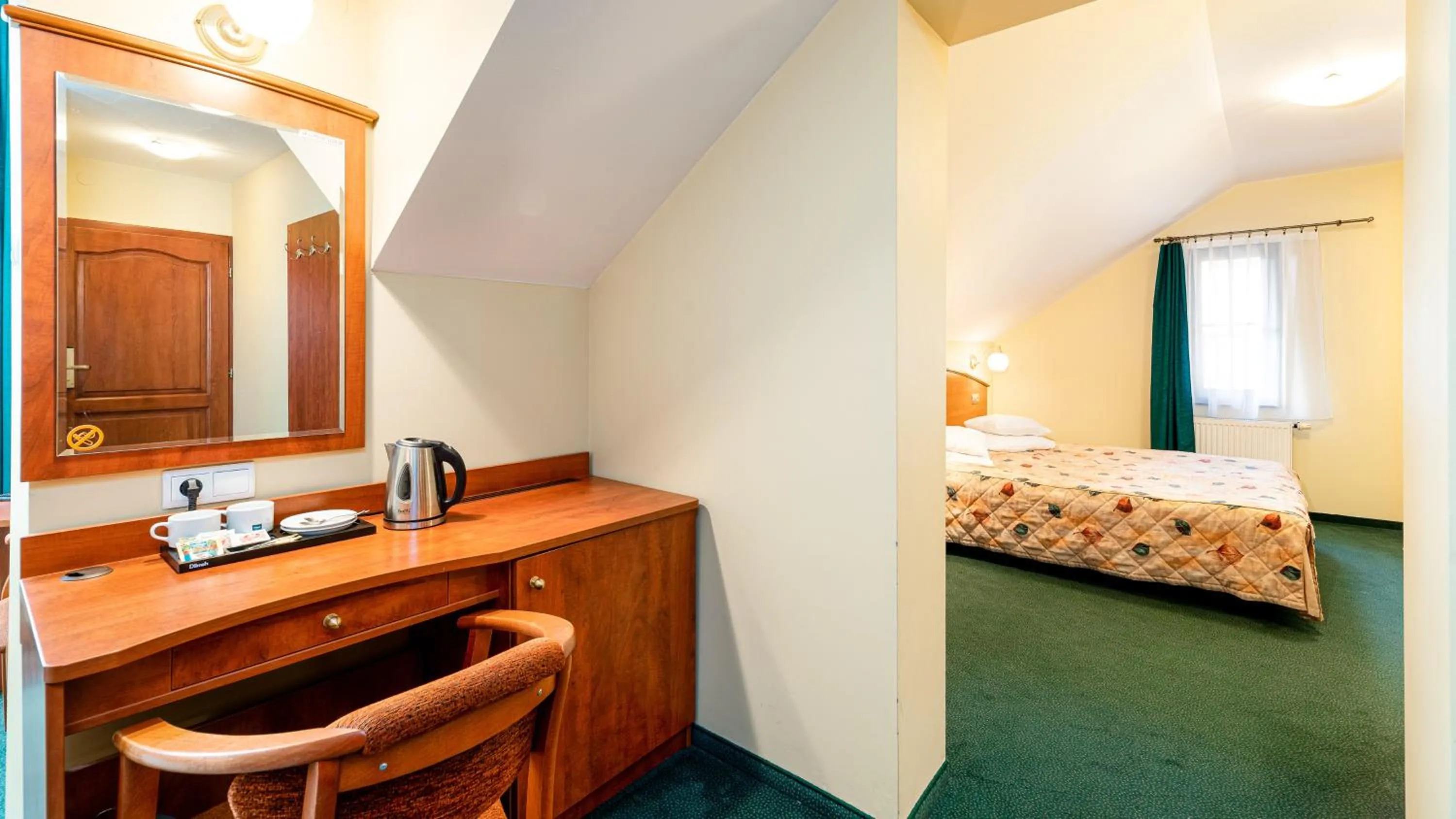 Bed in Hotel Halny