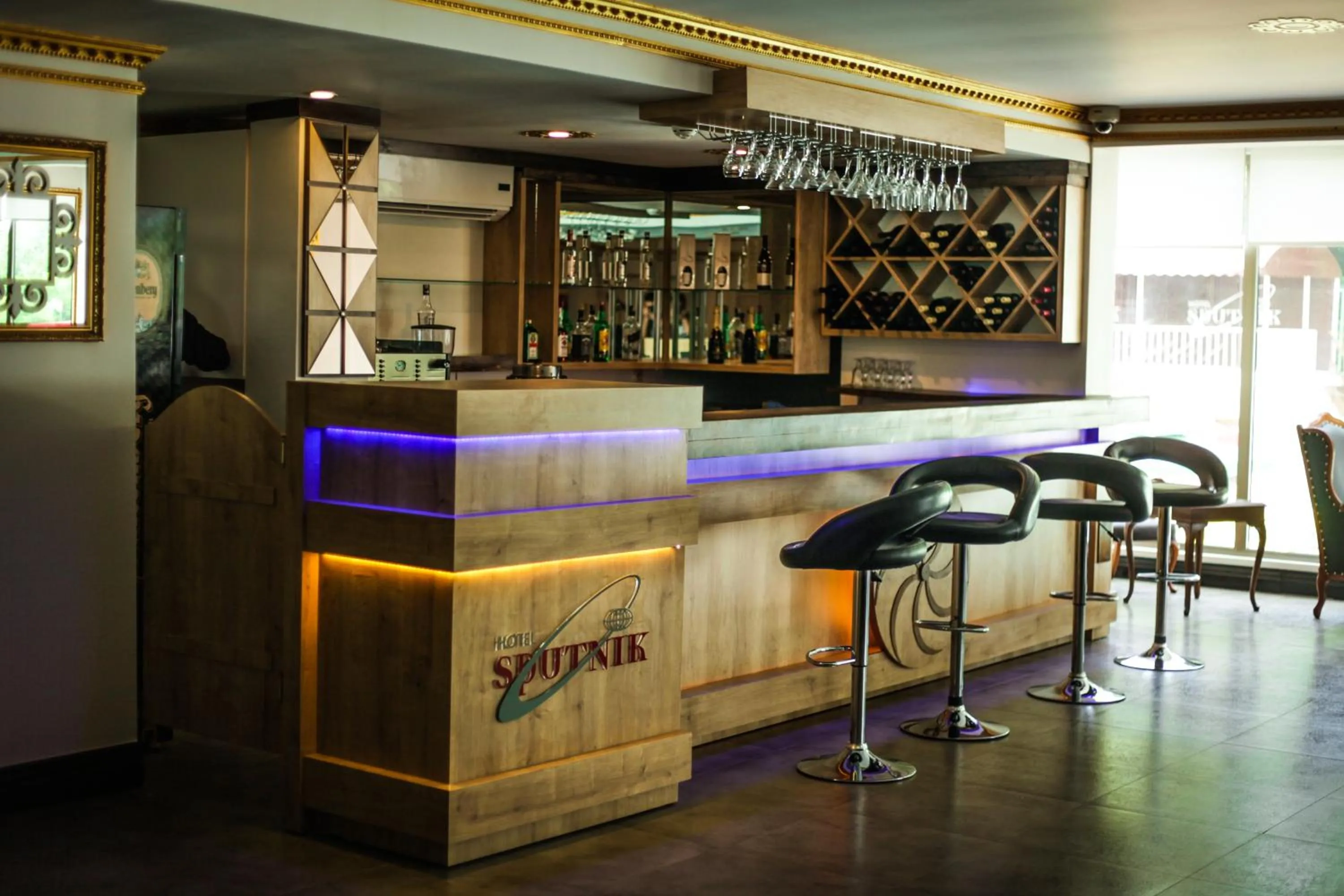 Lounge or bar in Sputnik Hotel Batumi