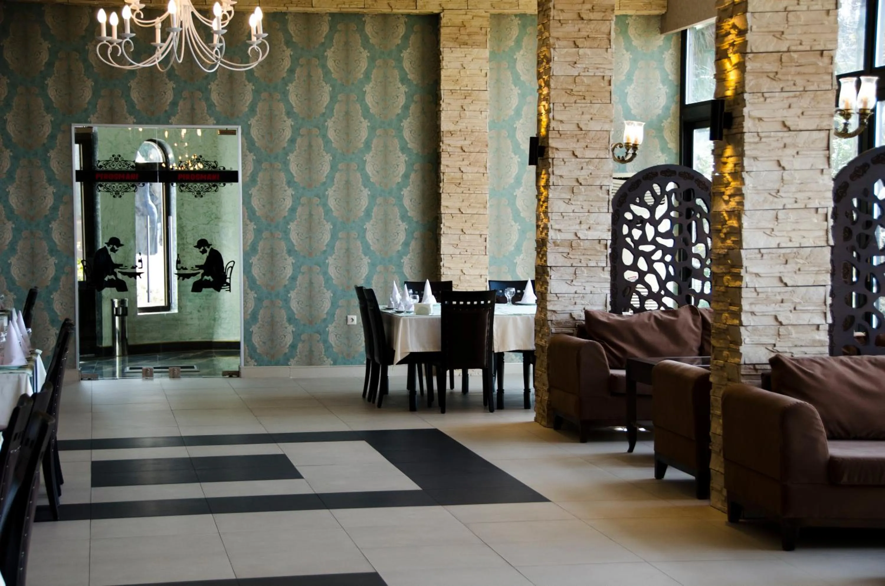 Lounge or bar in Sputnik Hotel Batumi