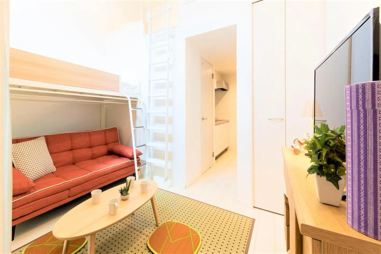 Living room in TRIP POD TAKASAGO A