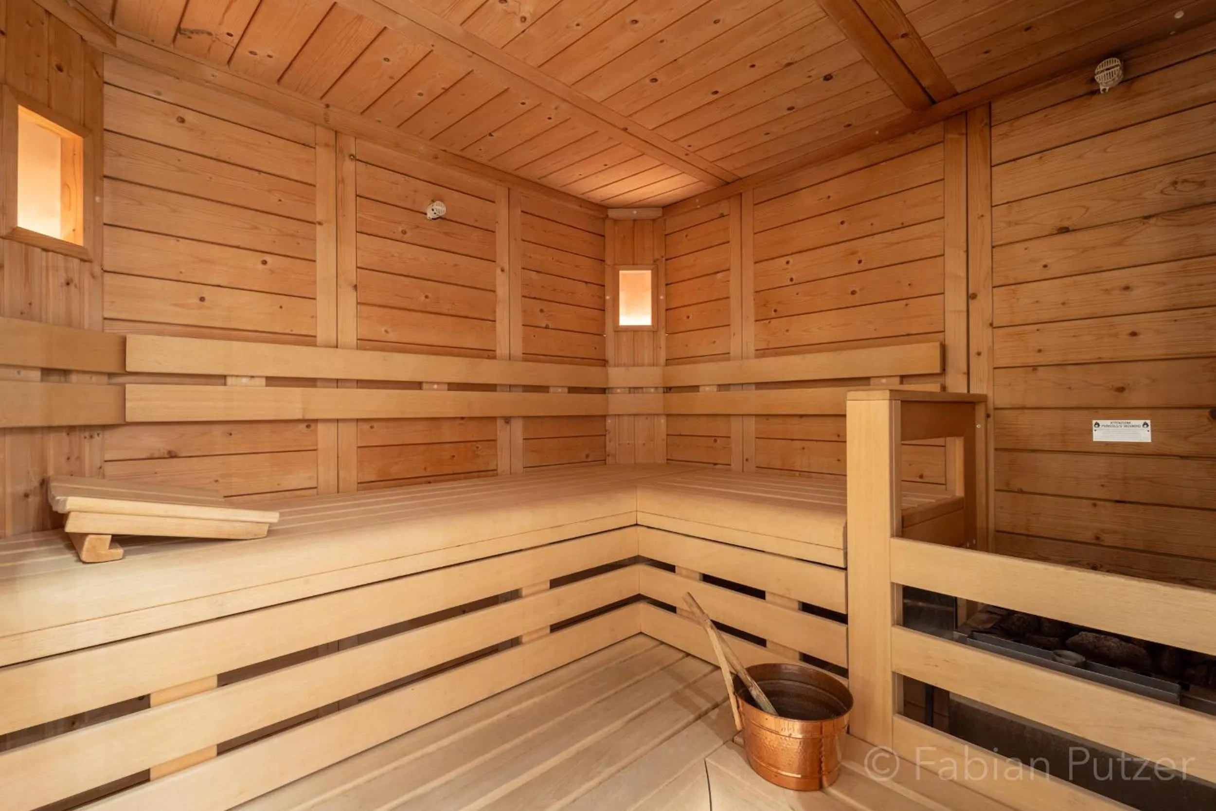 Sauna in Ciasa La Rô