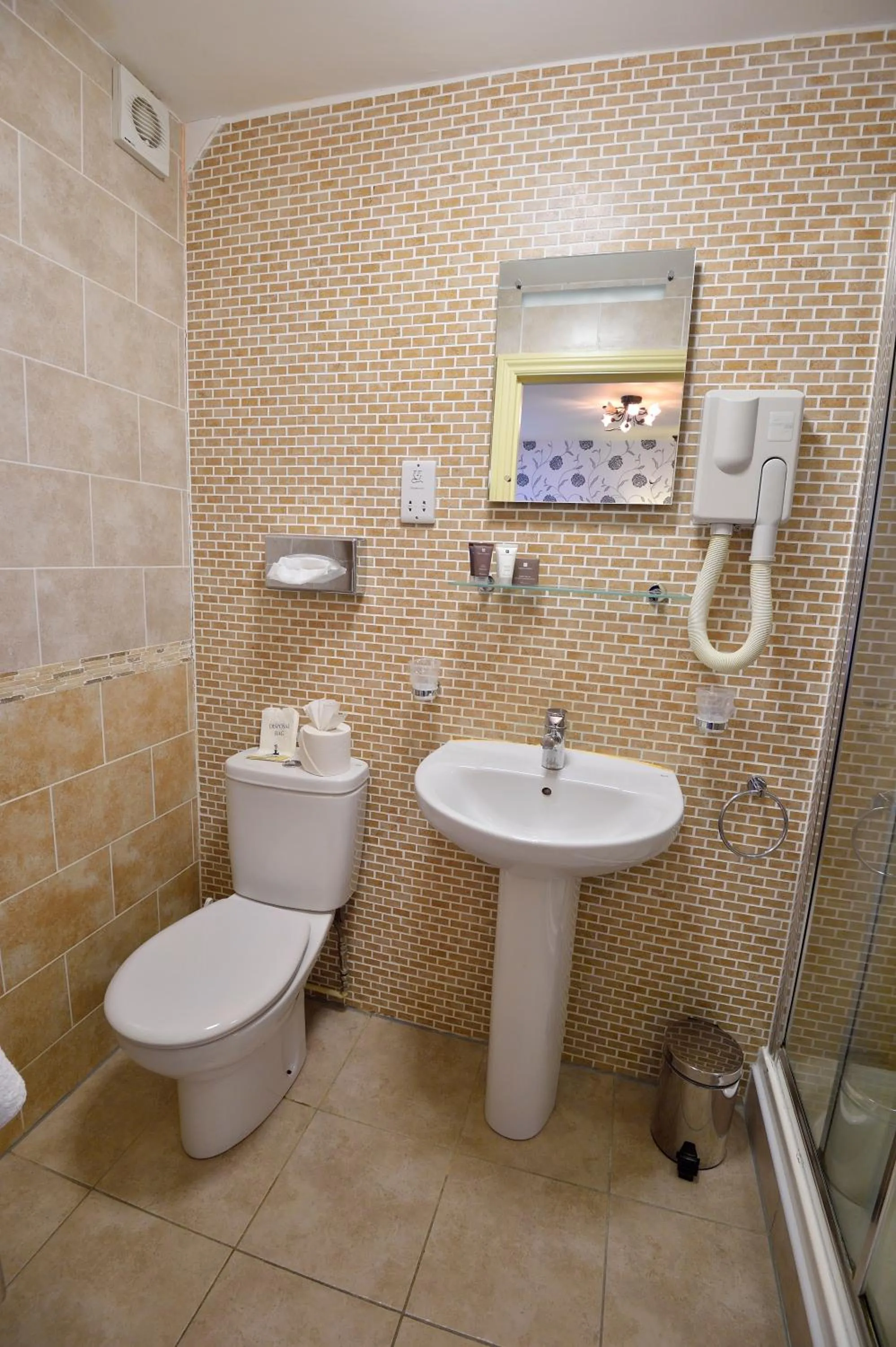 Bathroom in Angmering Manor Hotel