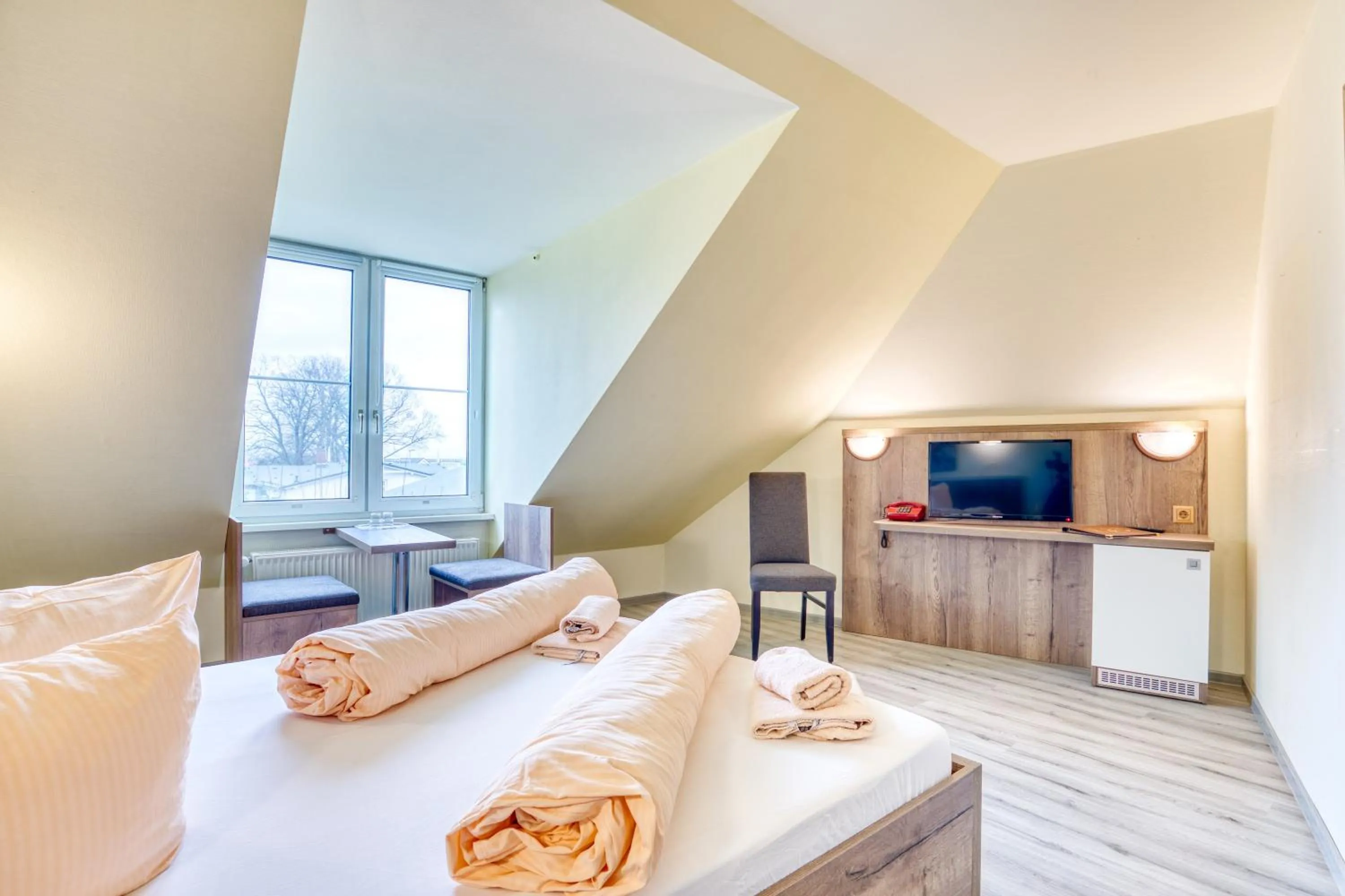 Bed in Hotel Kiebitz an der Ostsee