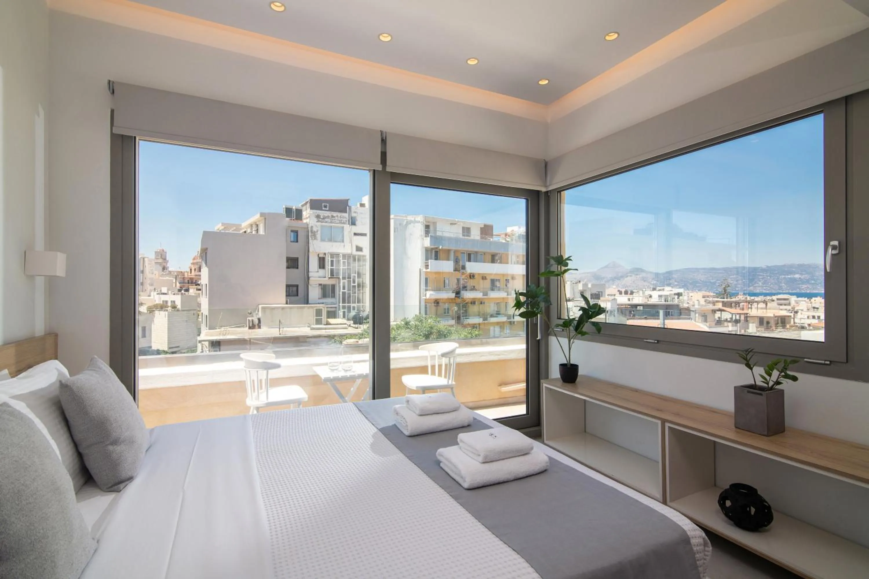 Bed in The Central Boutique Apartments