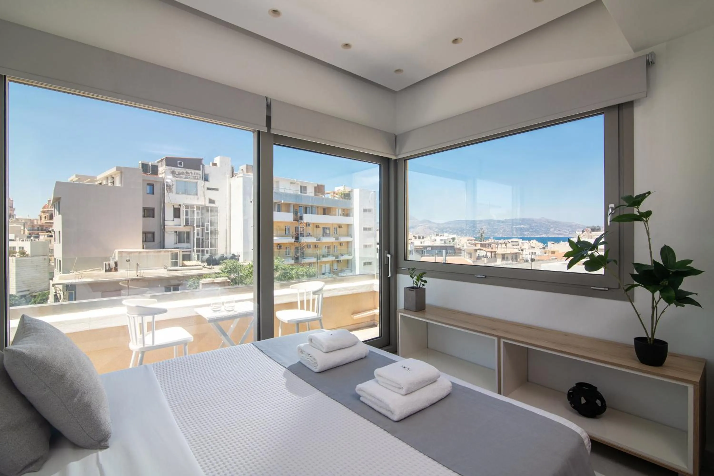 Bed in The Central Boutique Apartments