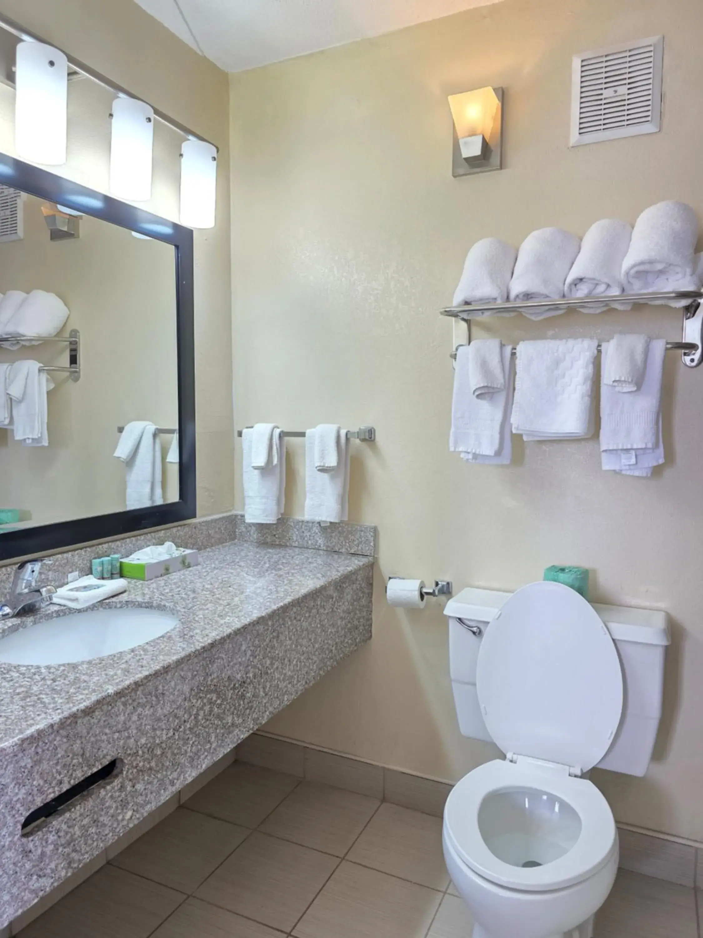 Bathroom in Chattanooga Heritage Inn Bathroom in Chattanooga Heritage Inn