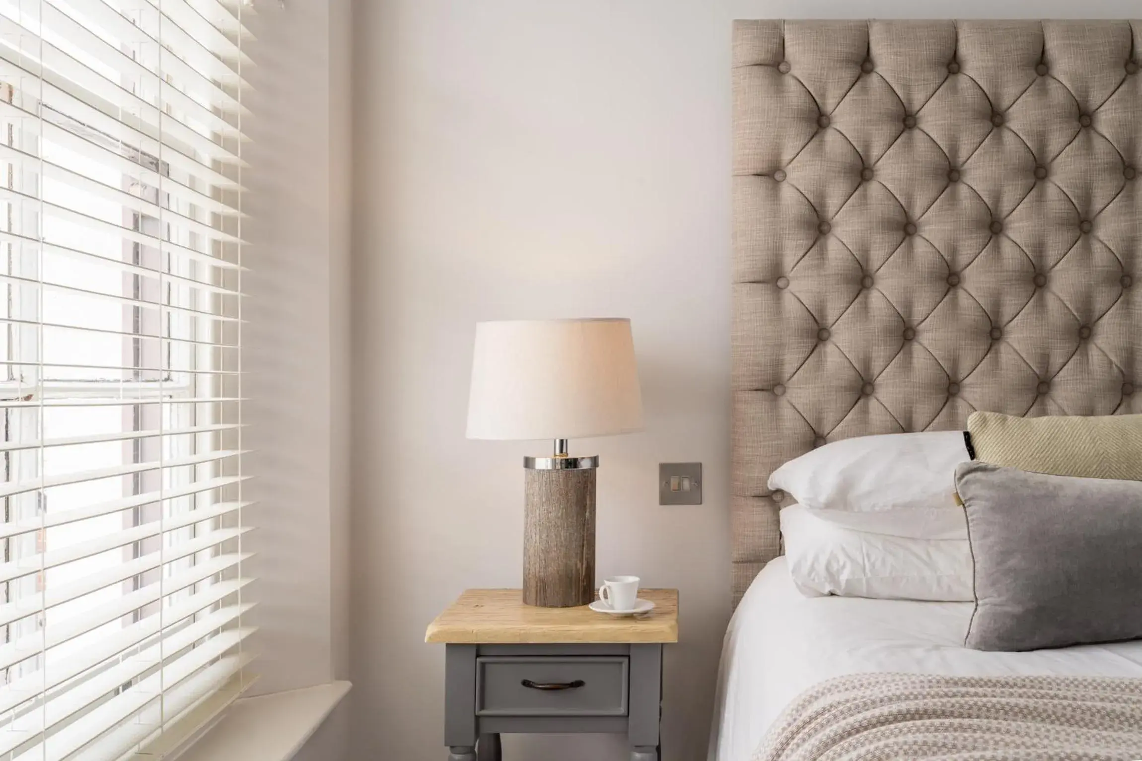 Bedroom, Bed in The Old Quay House Hotel Bedroom, Bed in The Old Quay House Hotel