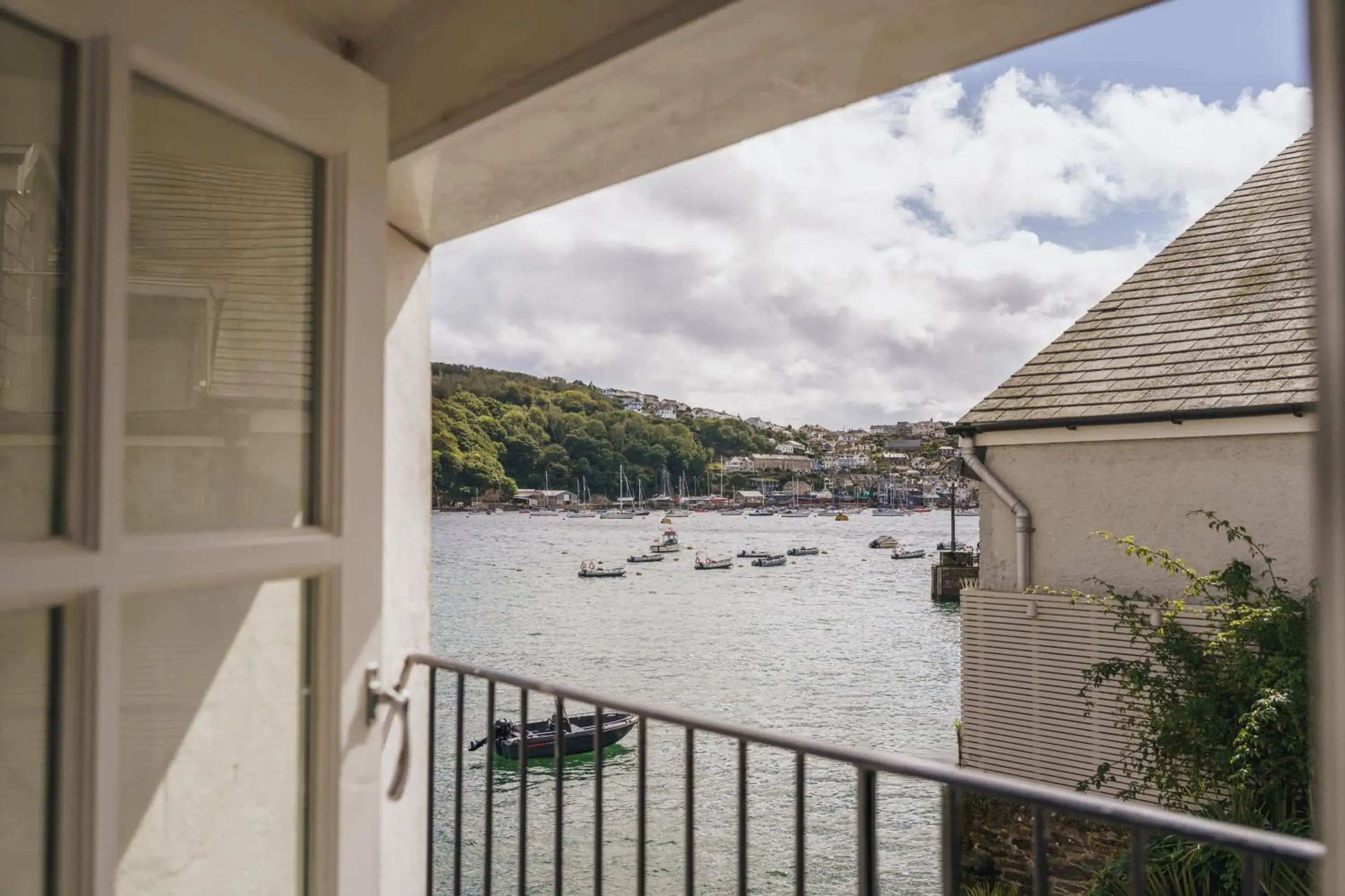 River view in The Old Quay House Hotel River view in The Old Quay House Hotel