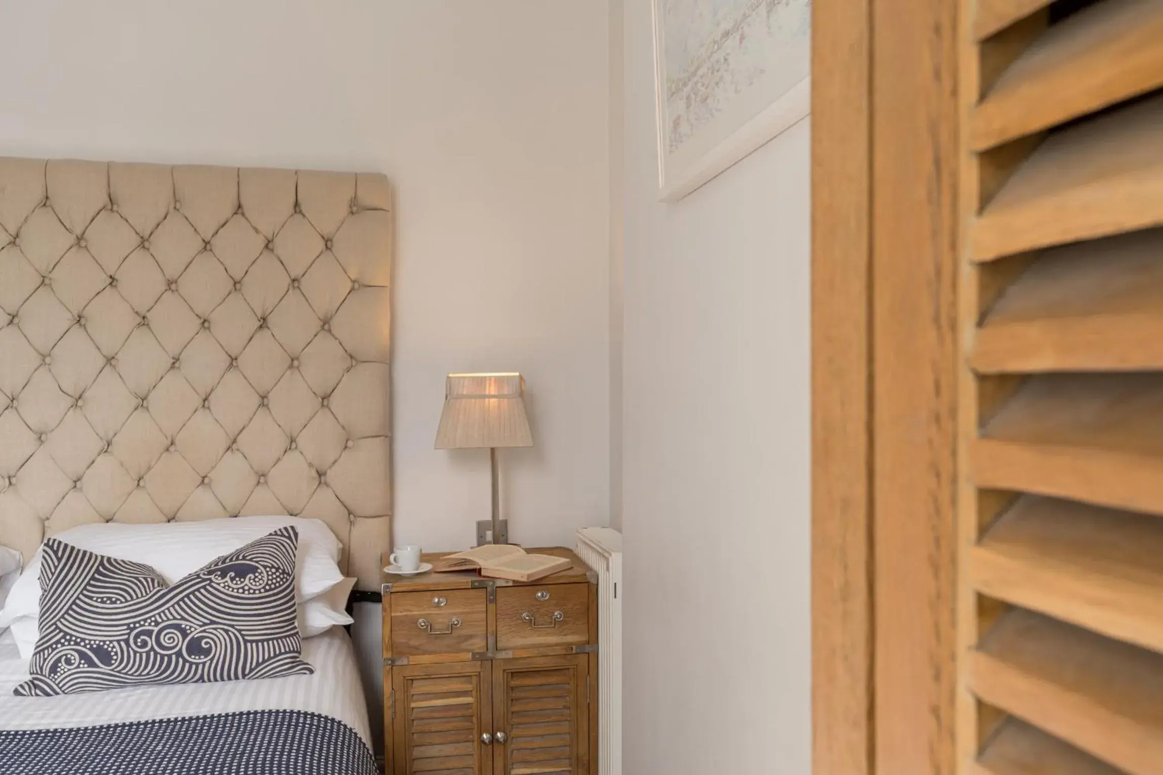 Bedroom, Bed in The Old Quay House Hotel Bedroom, Bed in The Old Quay House Hotel